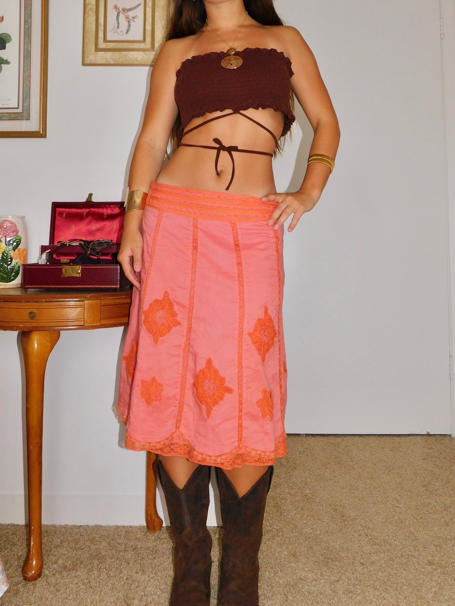 Odille Crochet Midi | Size 30” waist