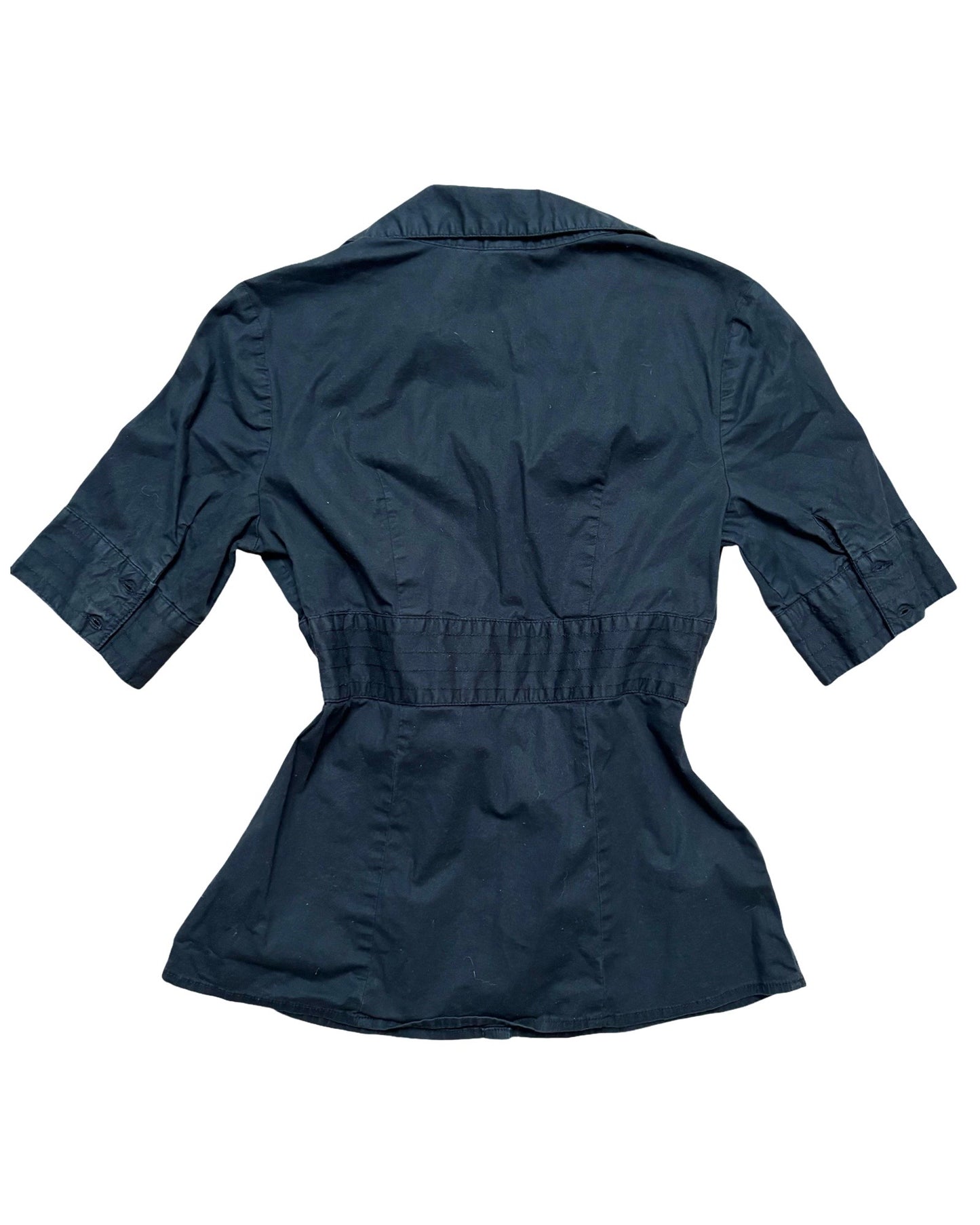 So 90’s Button Up Blouse | Size XS
