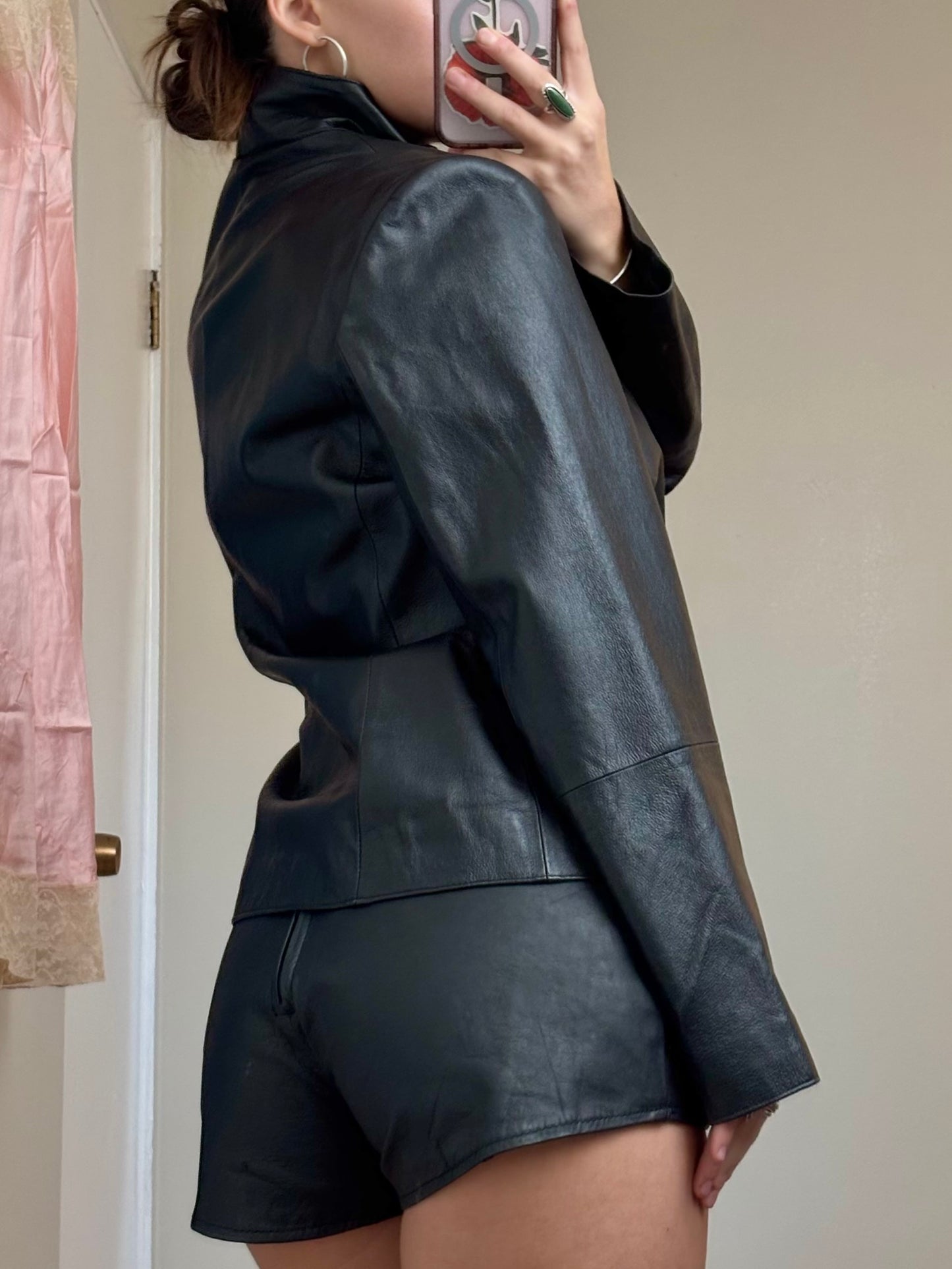 Bernardo 90’s Leather Jacket | Size M