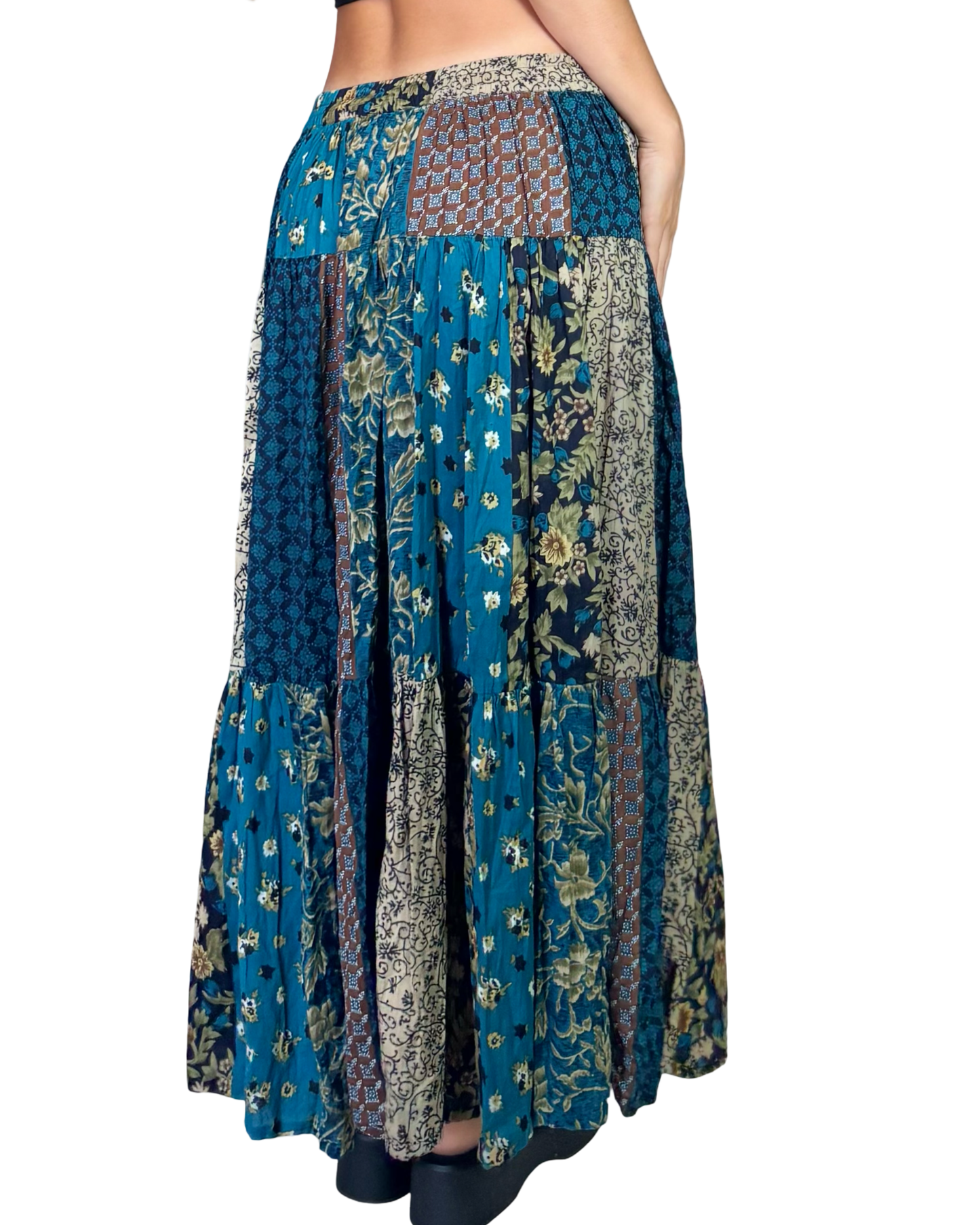 Cleo Patchwork Maxi | Size 31” waist