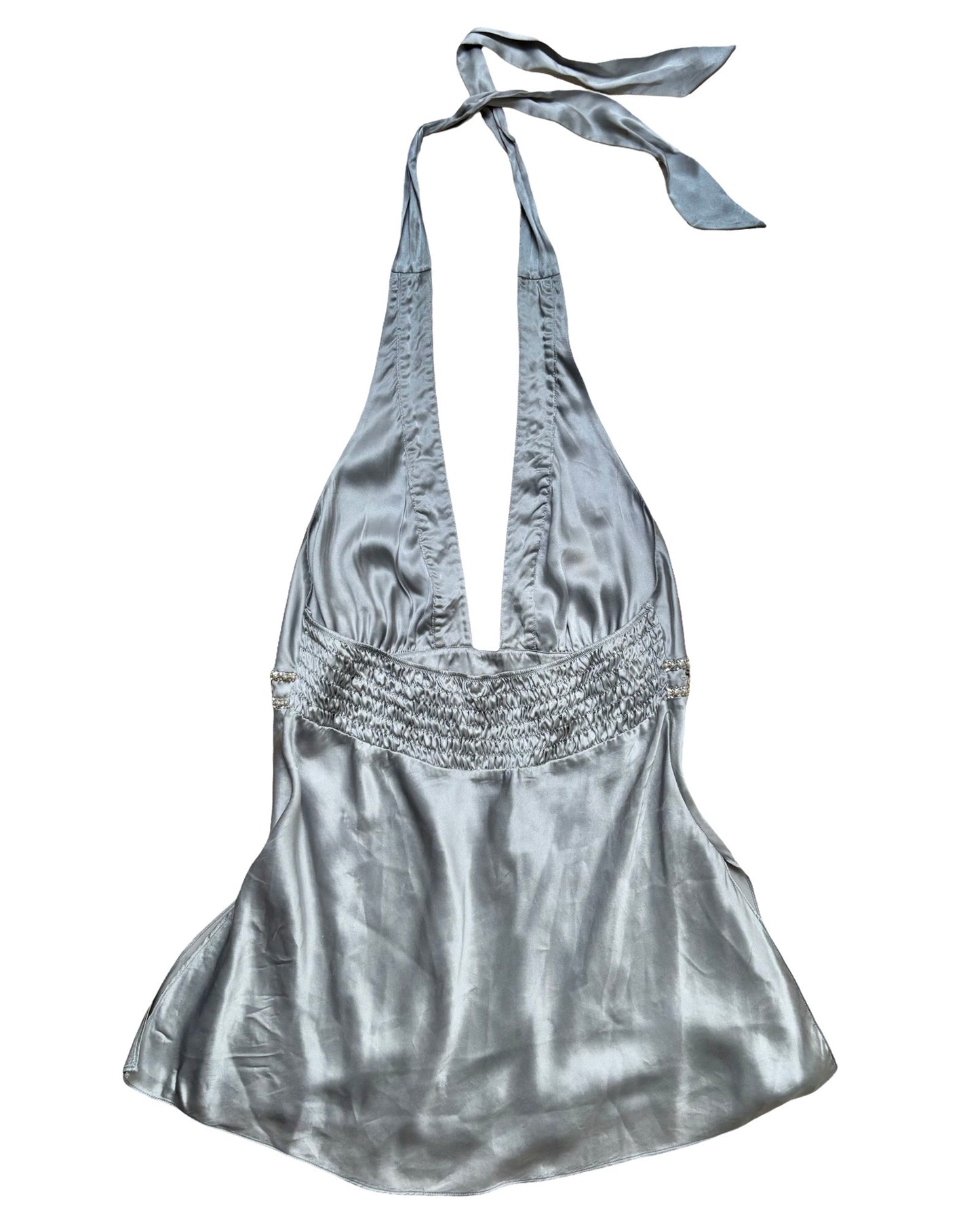 VS 2006 Silk Halter Top | Size M