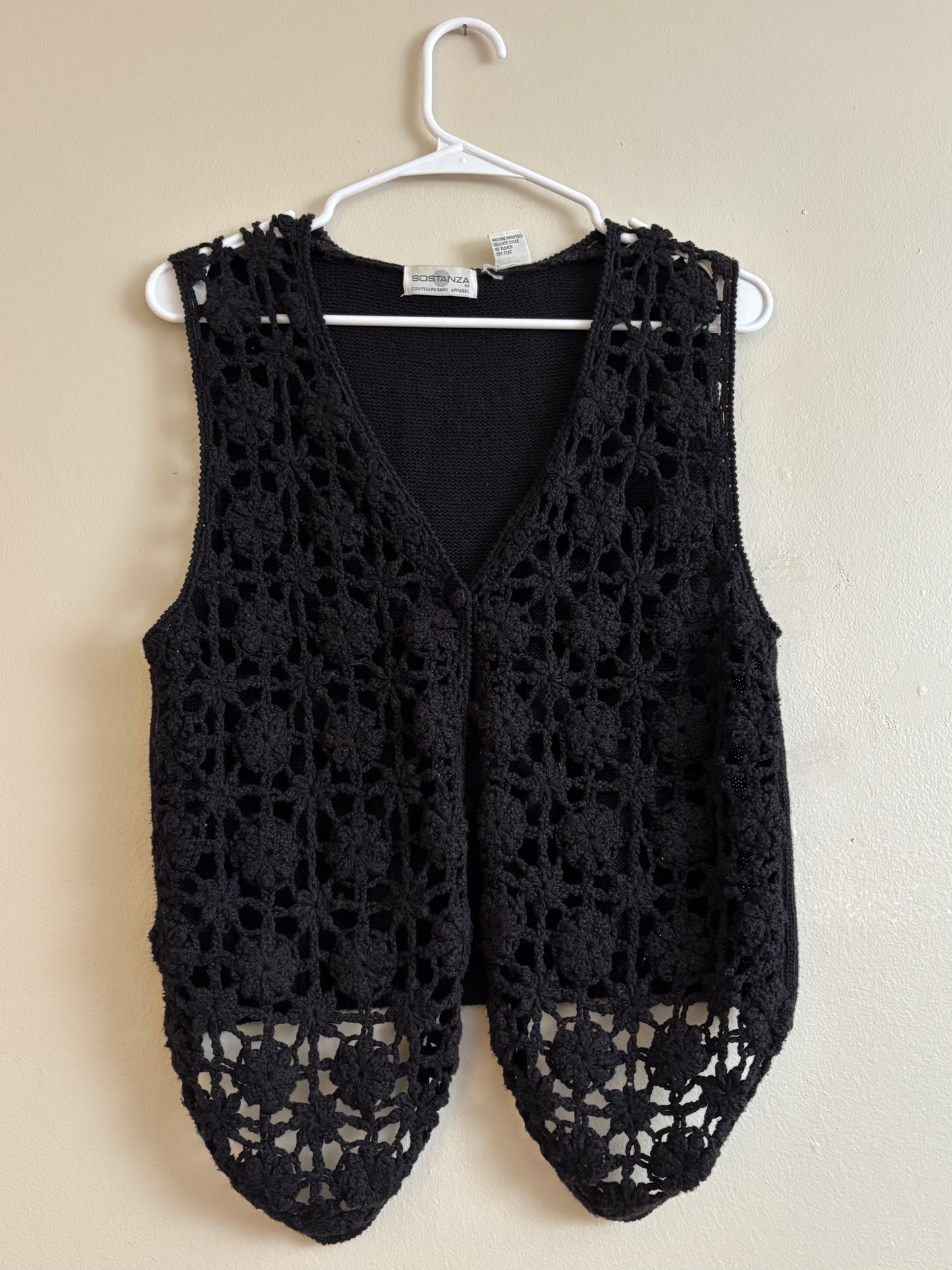 Sostanza 90’s Crochet Vest | Size S