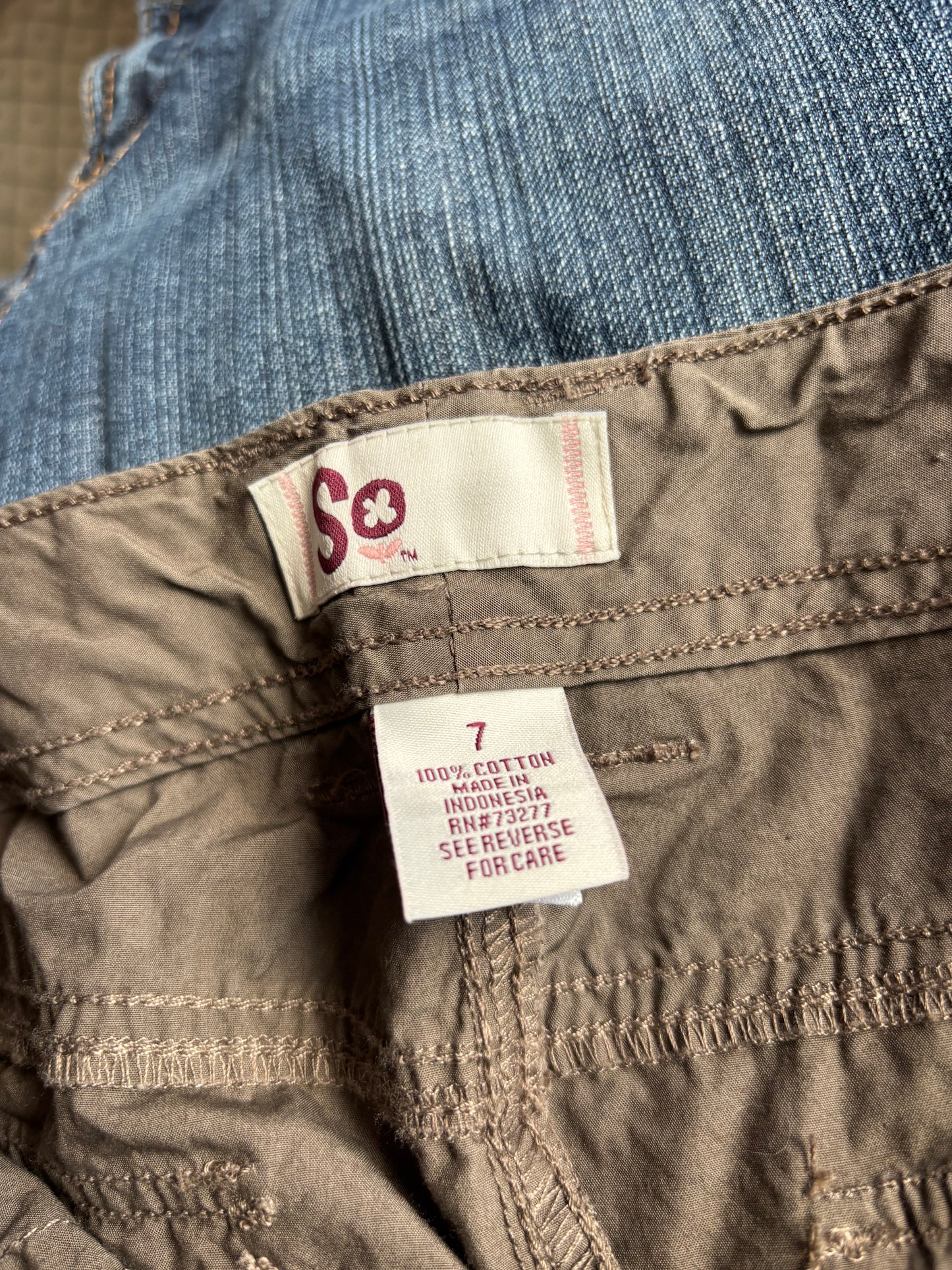 So 00's Cargo Capri Pant | Size 29" Waist