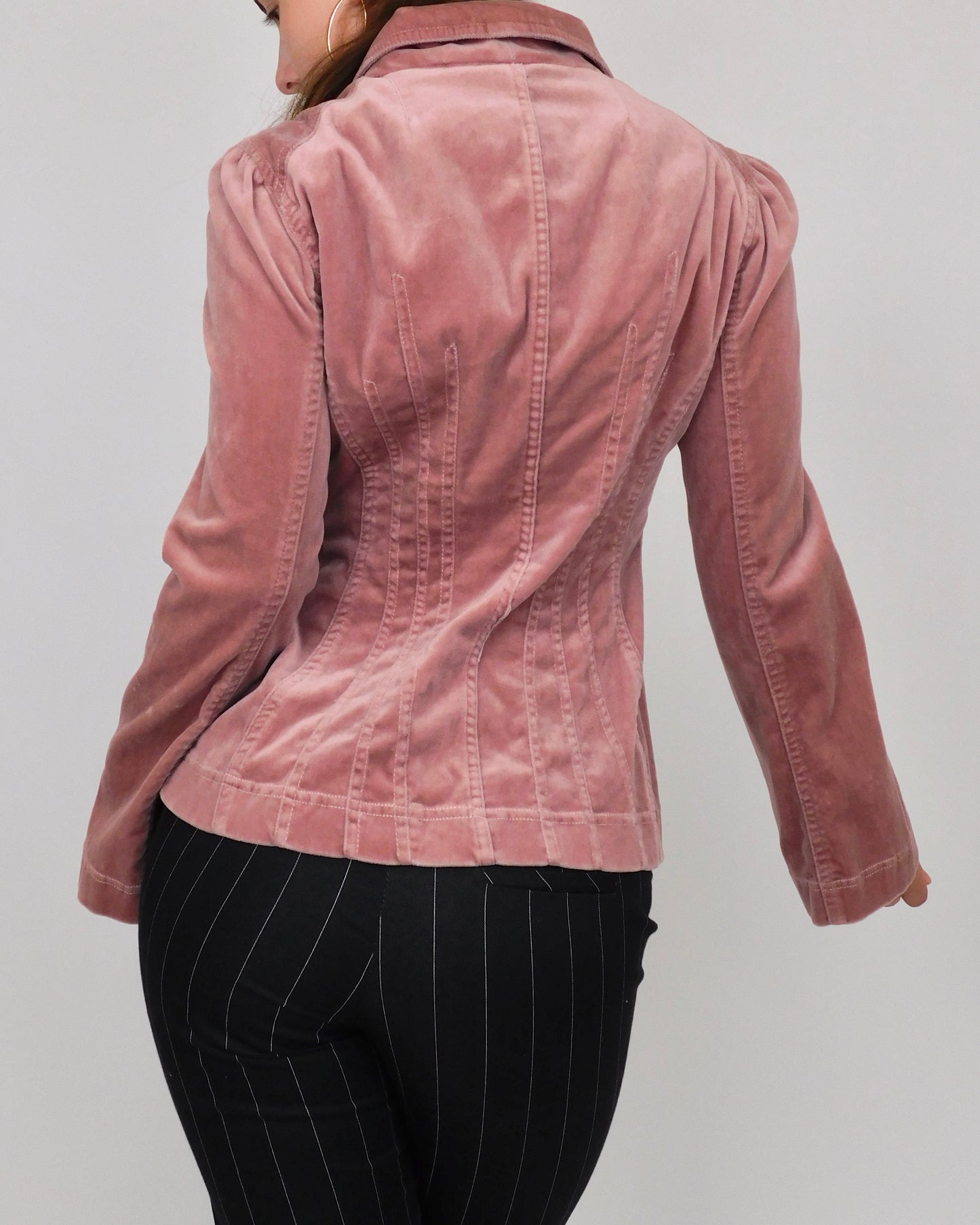 Y2K Velvet Bebe Blazer | Size XS