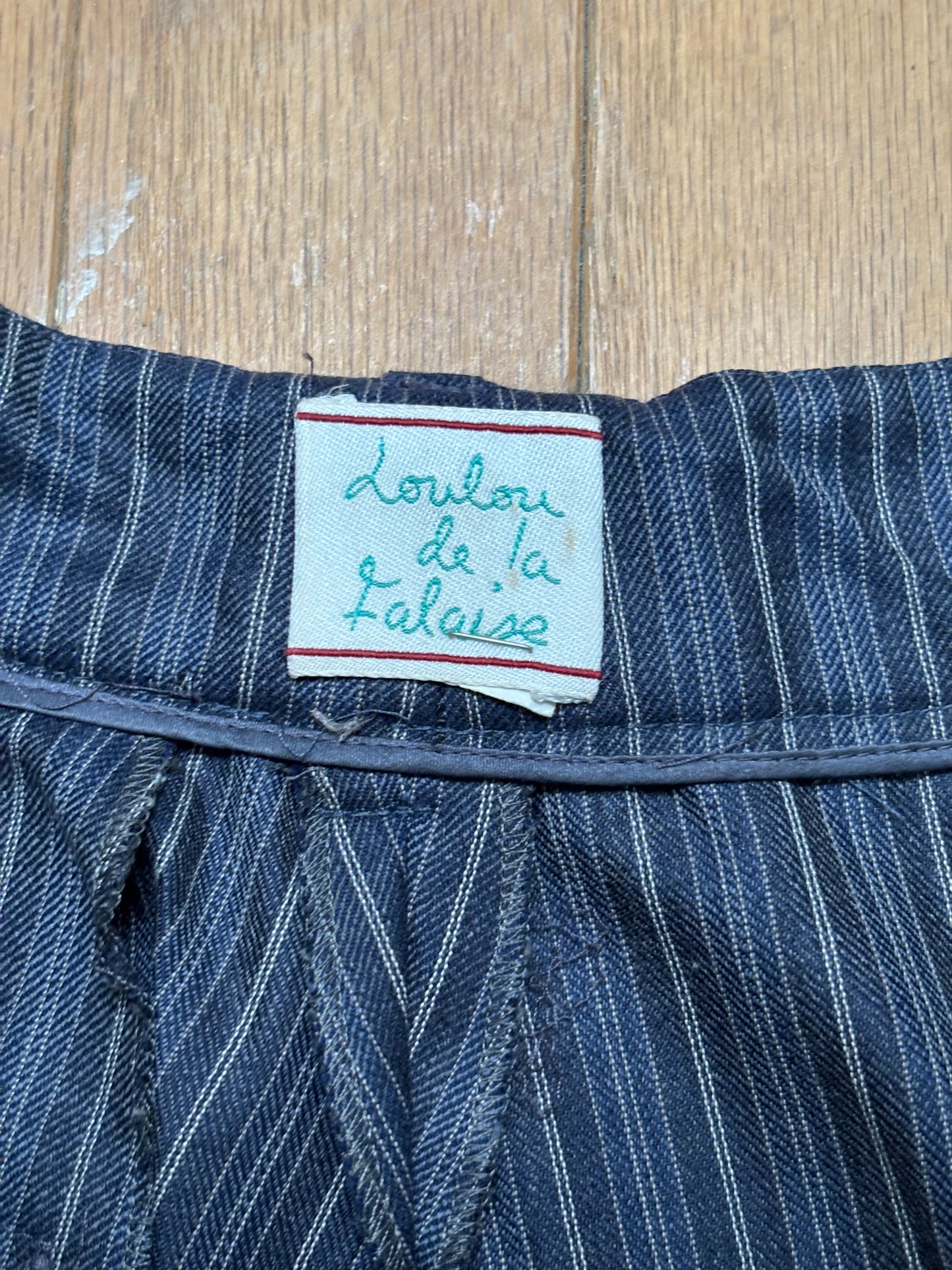 Lou Lou 70’s Pinstripe Pant | Size 26” Waist