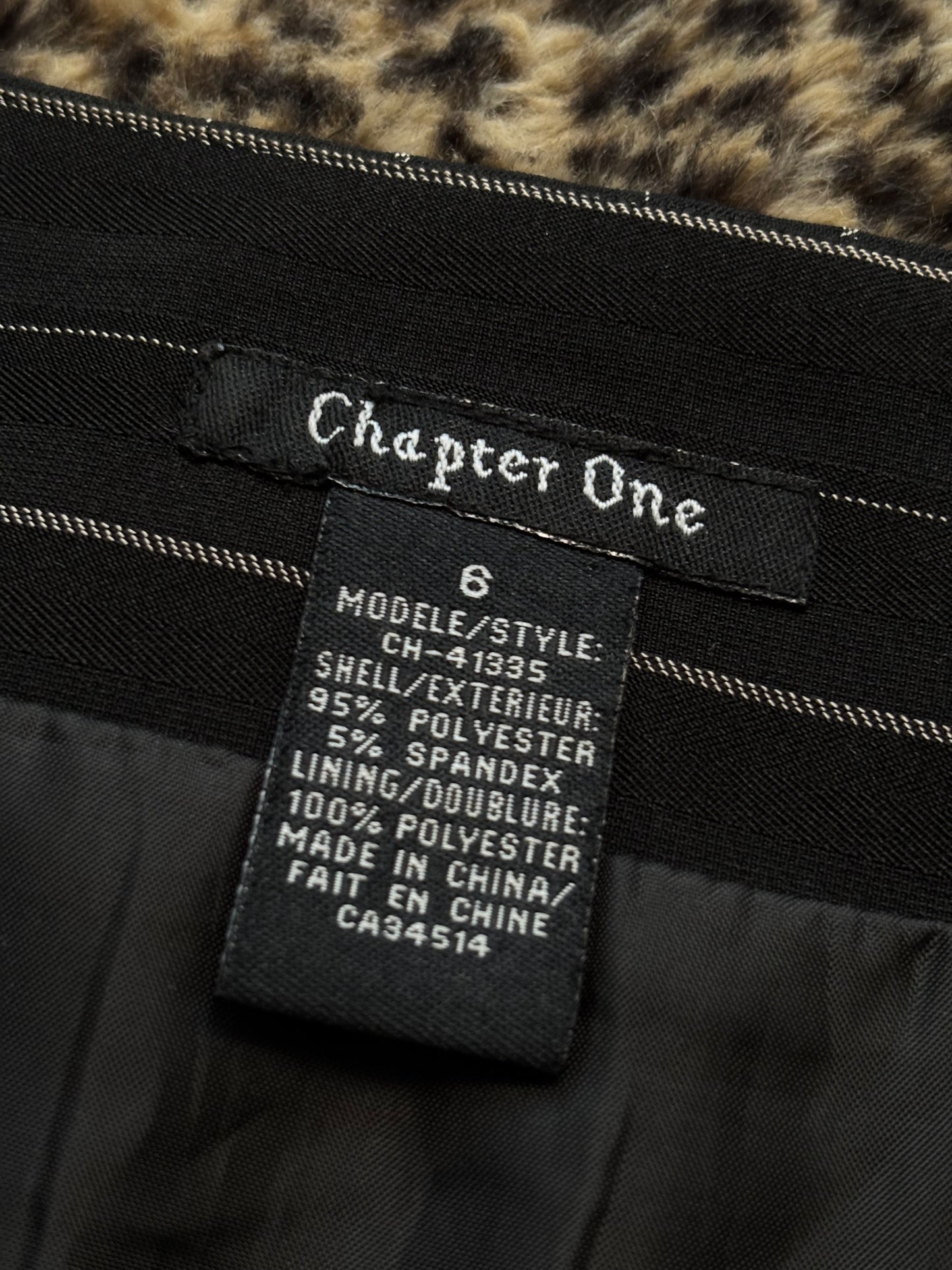 Chapter One 90's Pinstripe Skirt | Size 29" Waist