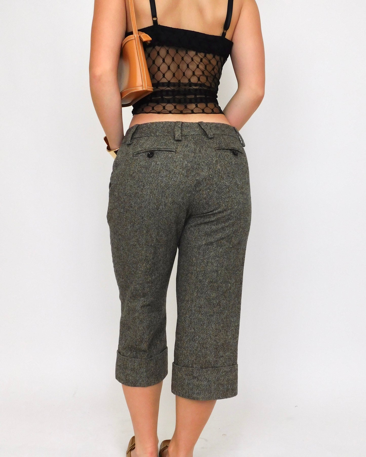Y2K Tweed Capris | 30” waist