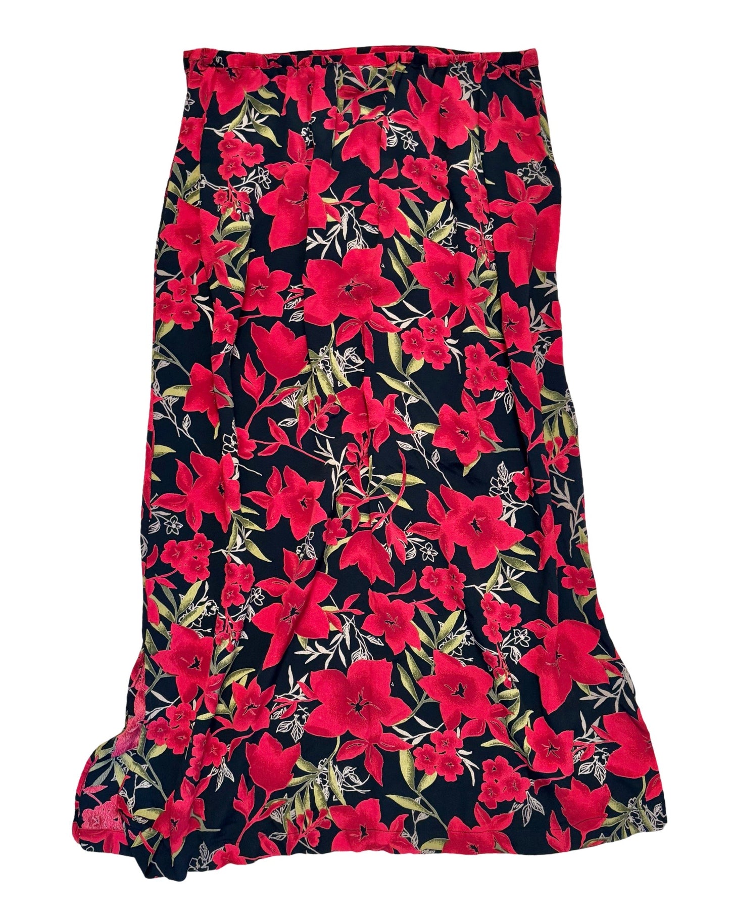 Floral 90’s Maxi Skirt | Size 30” waist