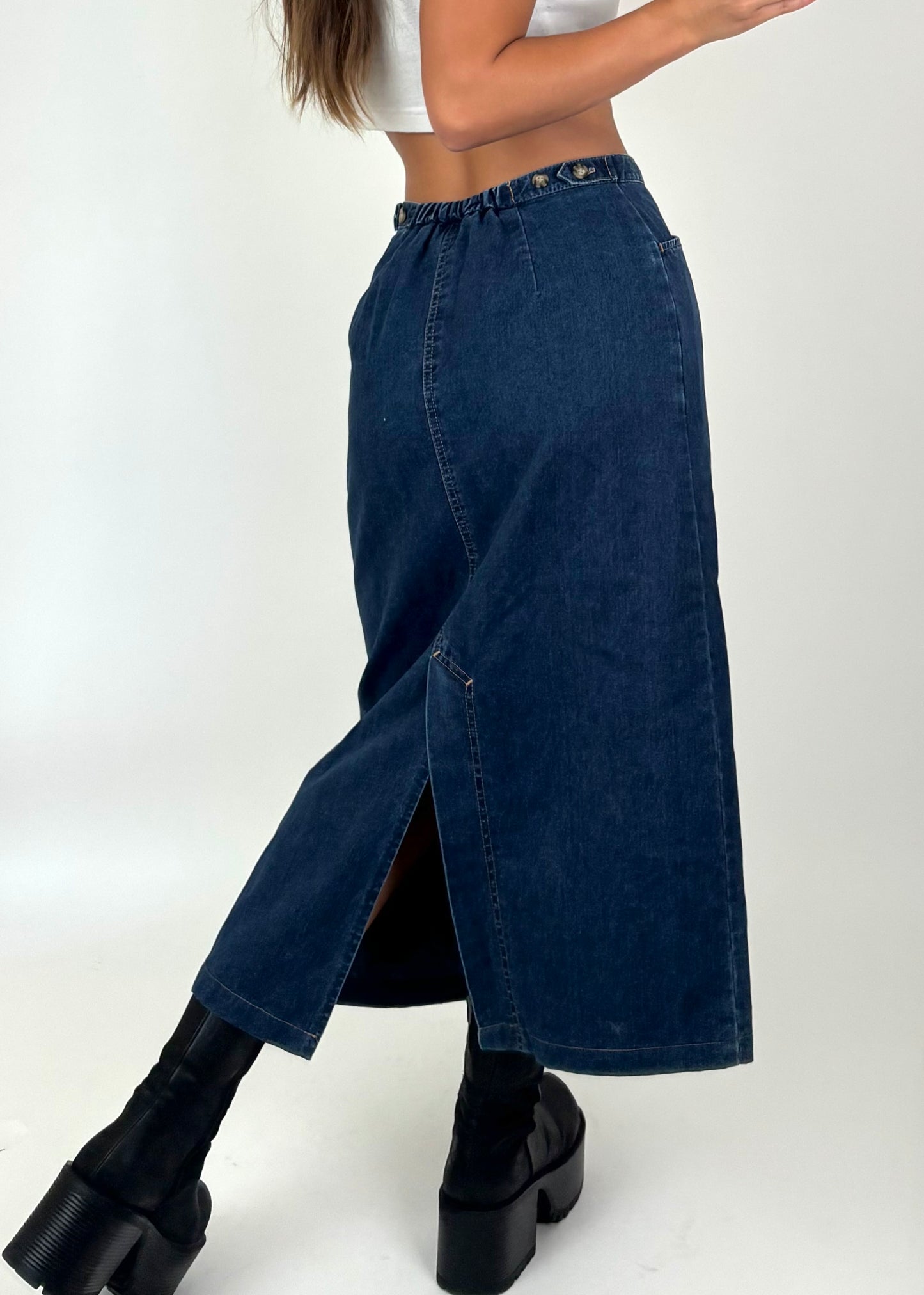 City Blues Denim Maxi | Size 26/27” waist