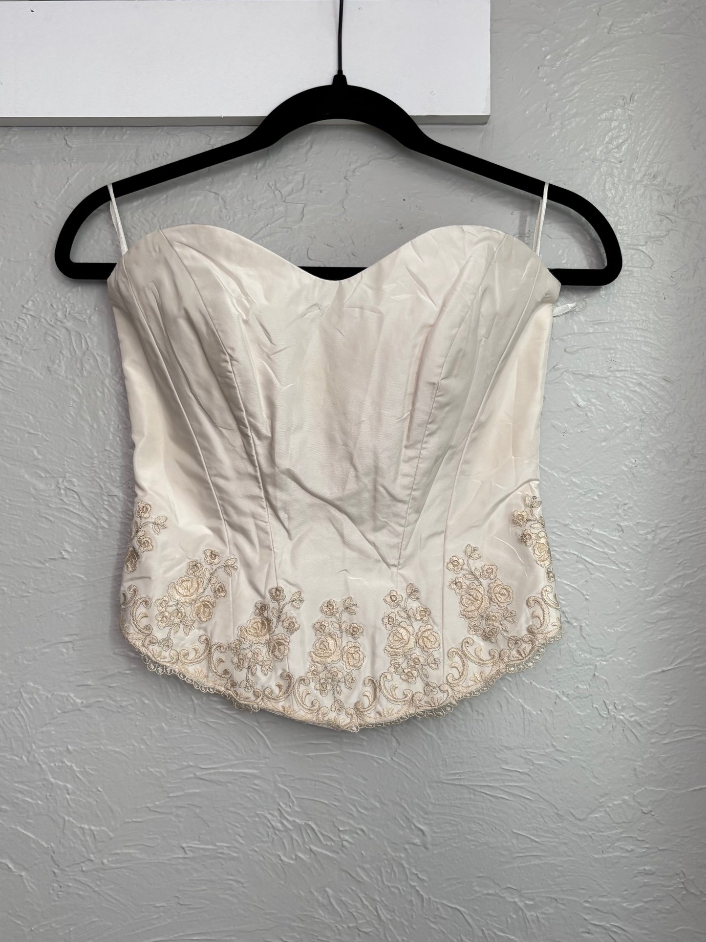 Embroidered 90's Corset | Size S/M