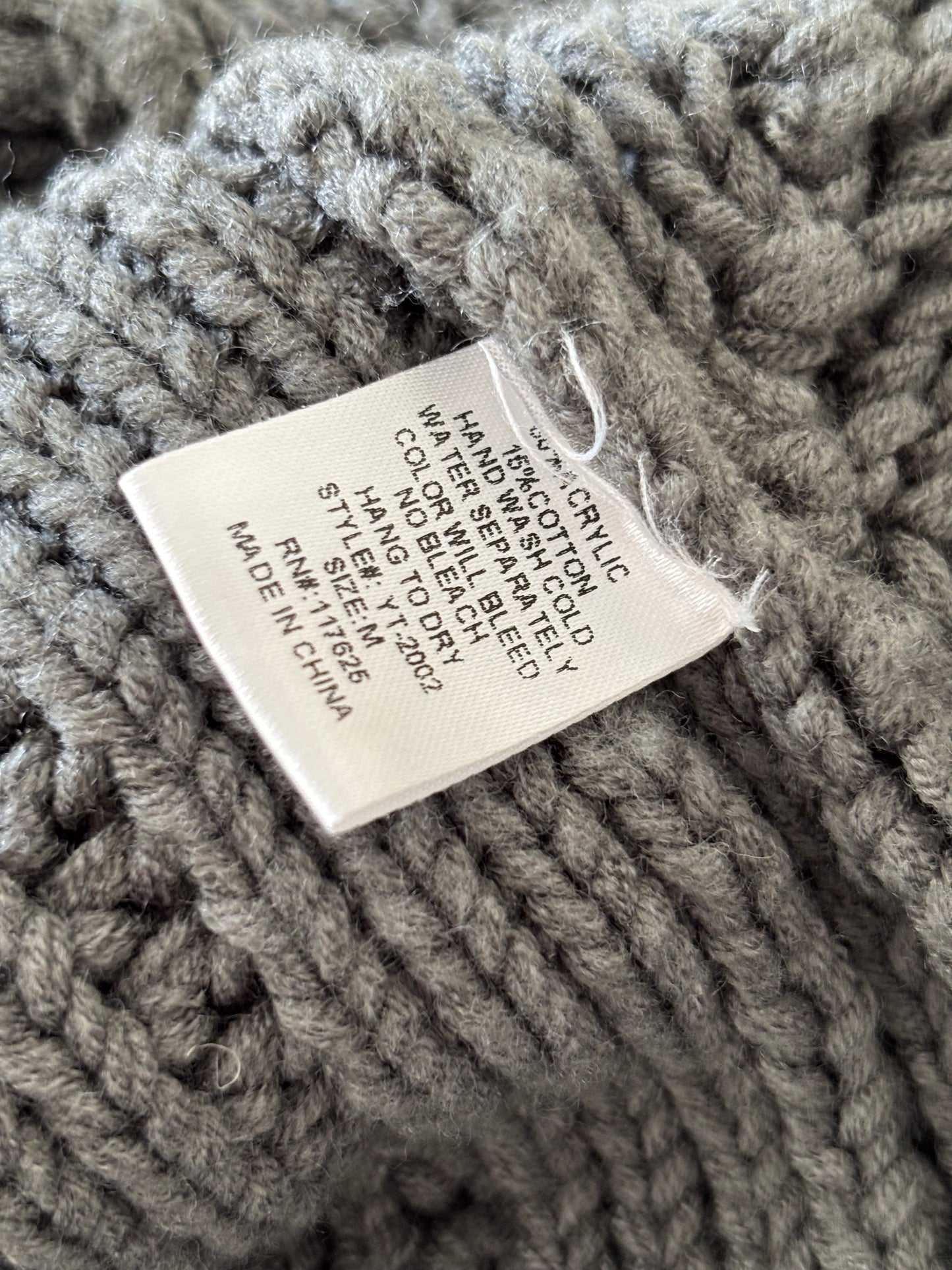 YA 00's Knit Zip Up | Size M