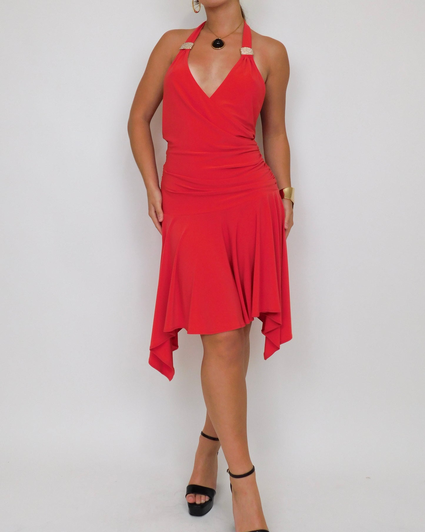 Y2K Red Party Dress | Size S