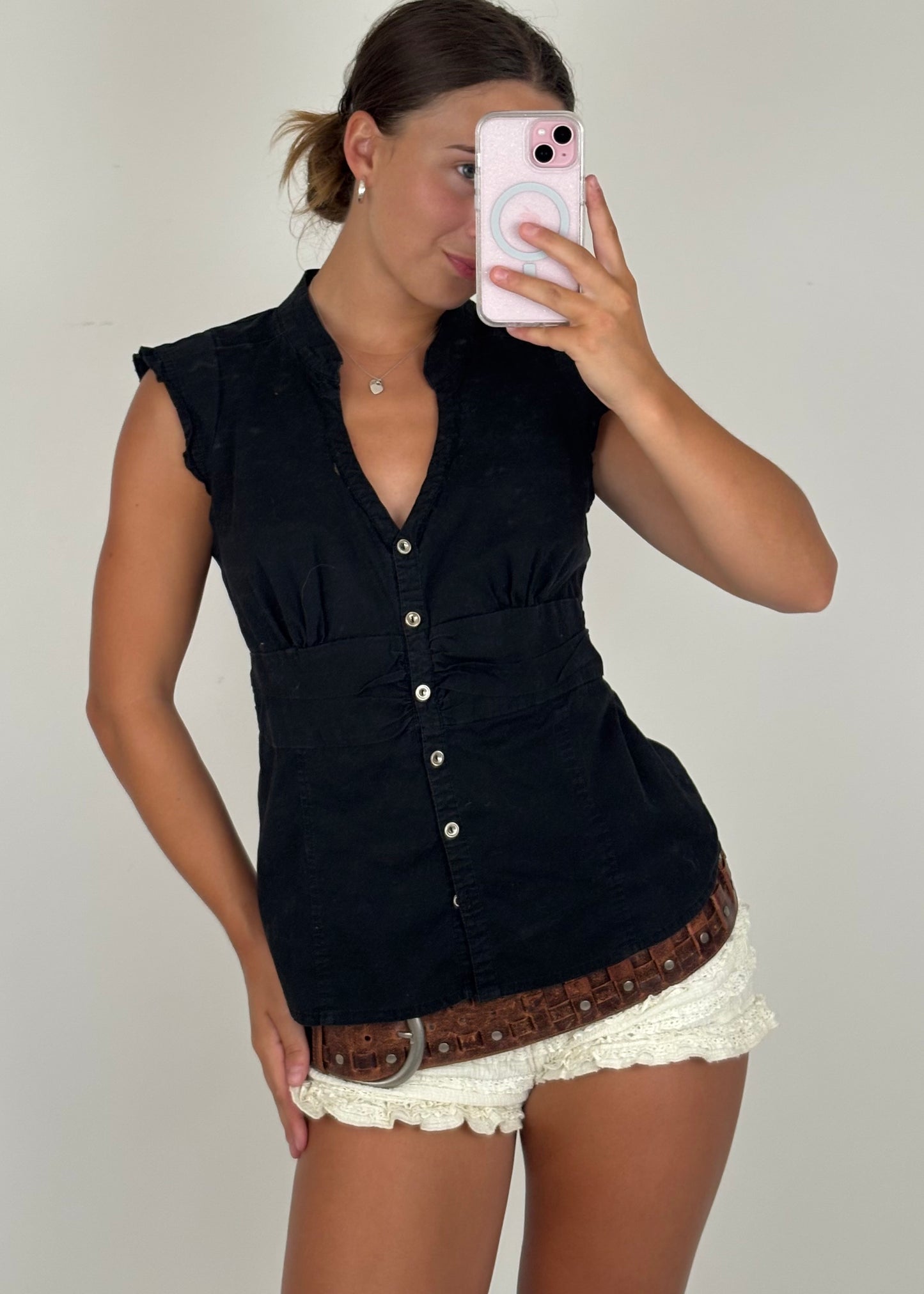 Jenna Button Up Blouse | Size L