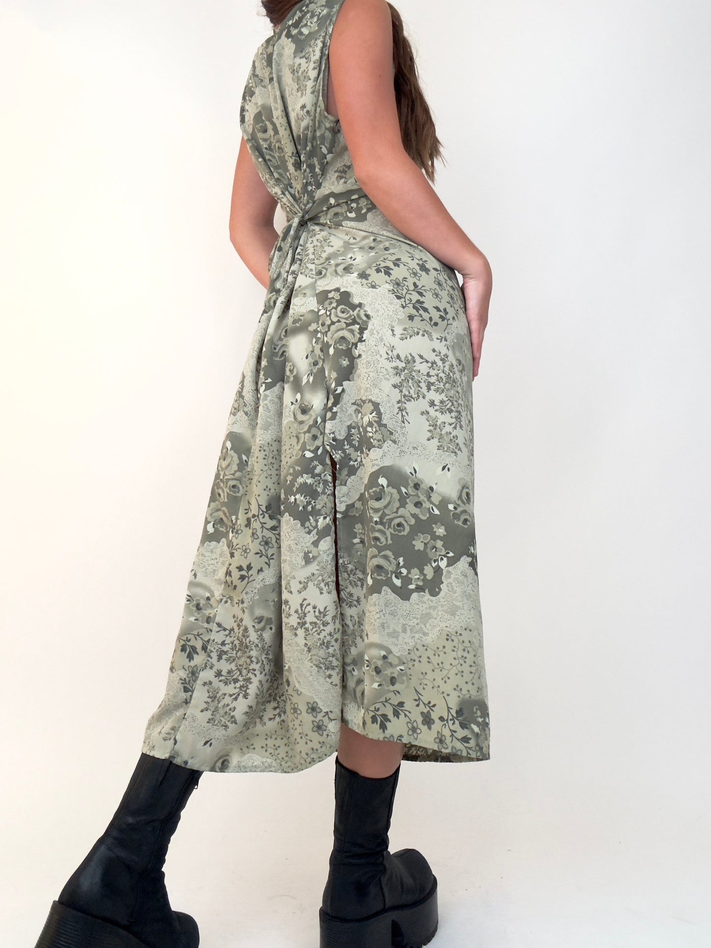 Green Floral Maxi | Size XXL