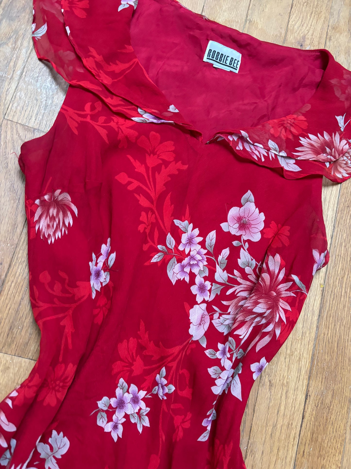 Robbie Bee 90’s Silk Dress | Size M