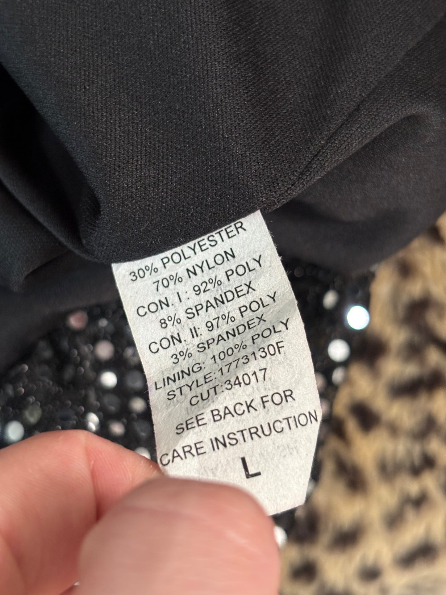 Papaya 00's Sequin Tie Back Dress | Size L