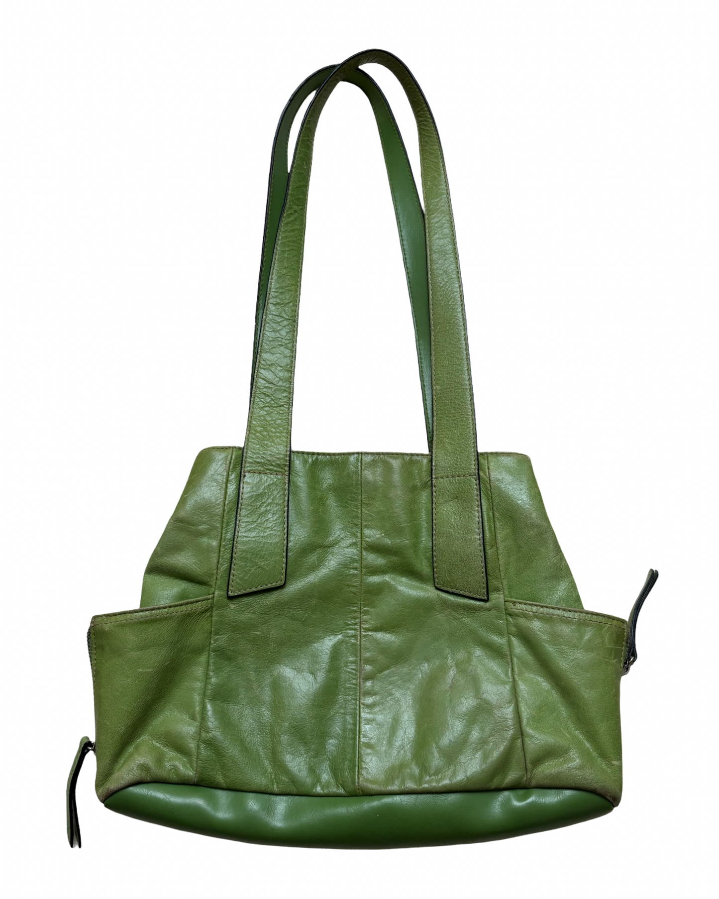 90’s Green Leather Bag