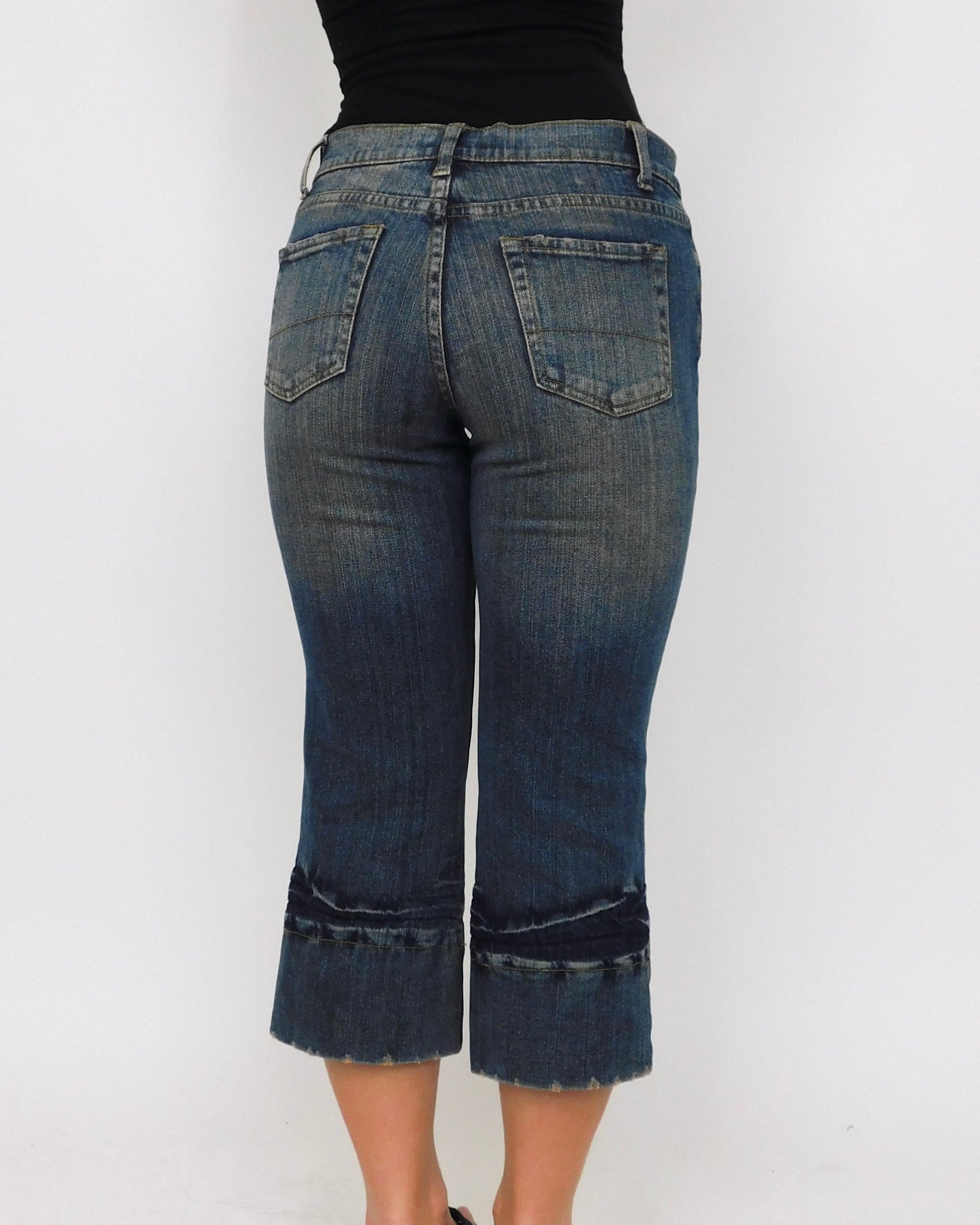 Y2K Denim Capris | Size 4