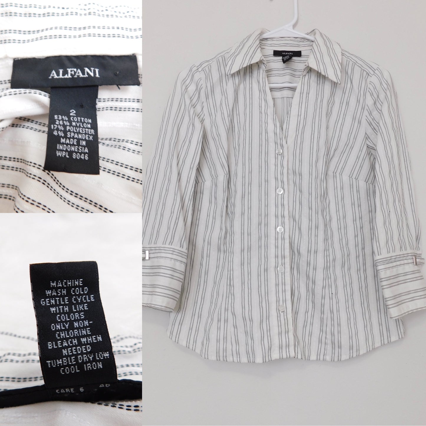 90’s Striped Button Down | Size 2