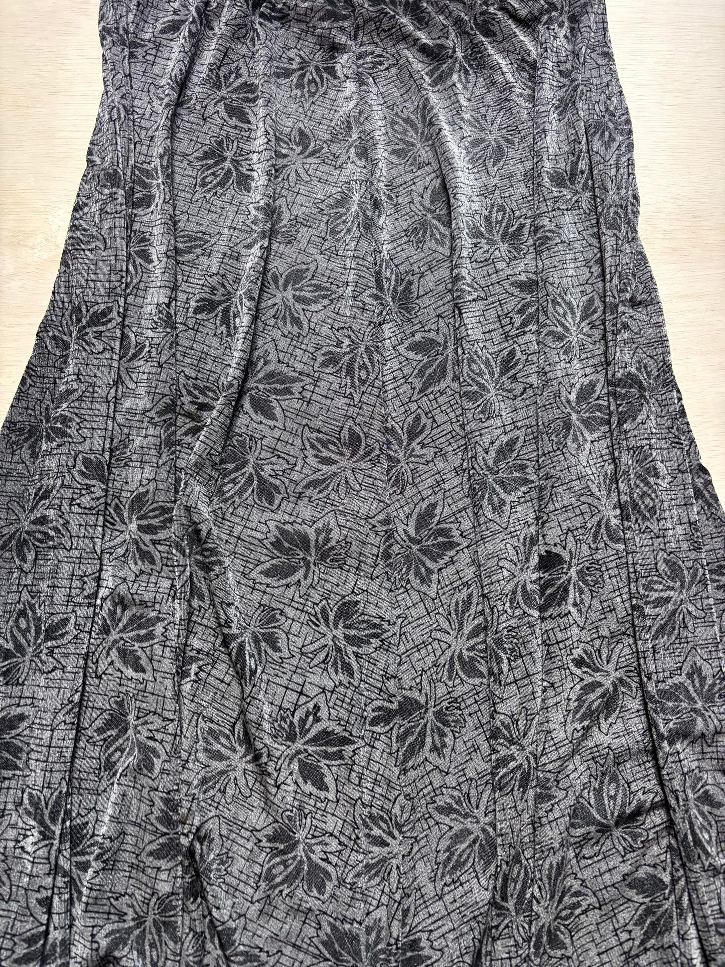 Grey 90’s Slinky Skirt | Size 26” waist