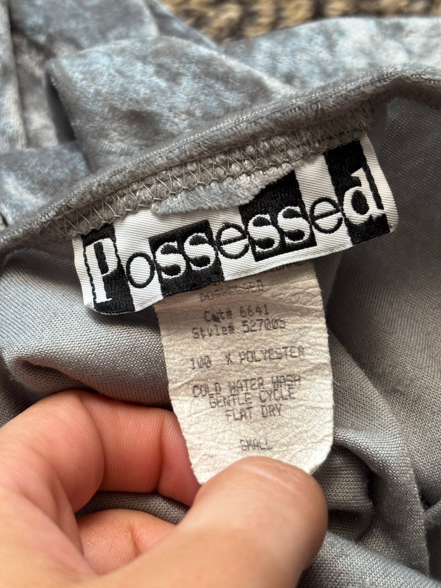Possessed 90's Velvet Dress | Size S