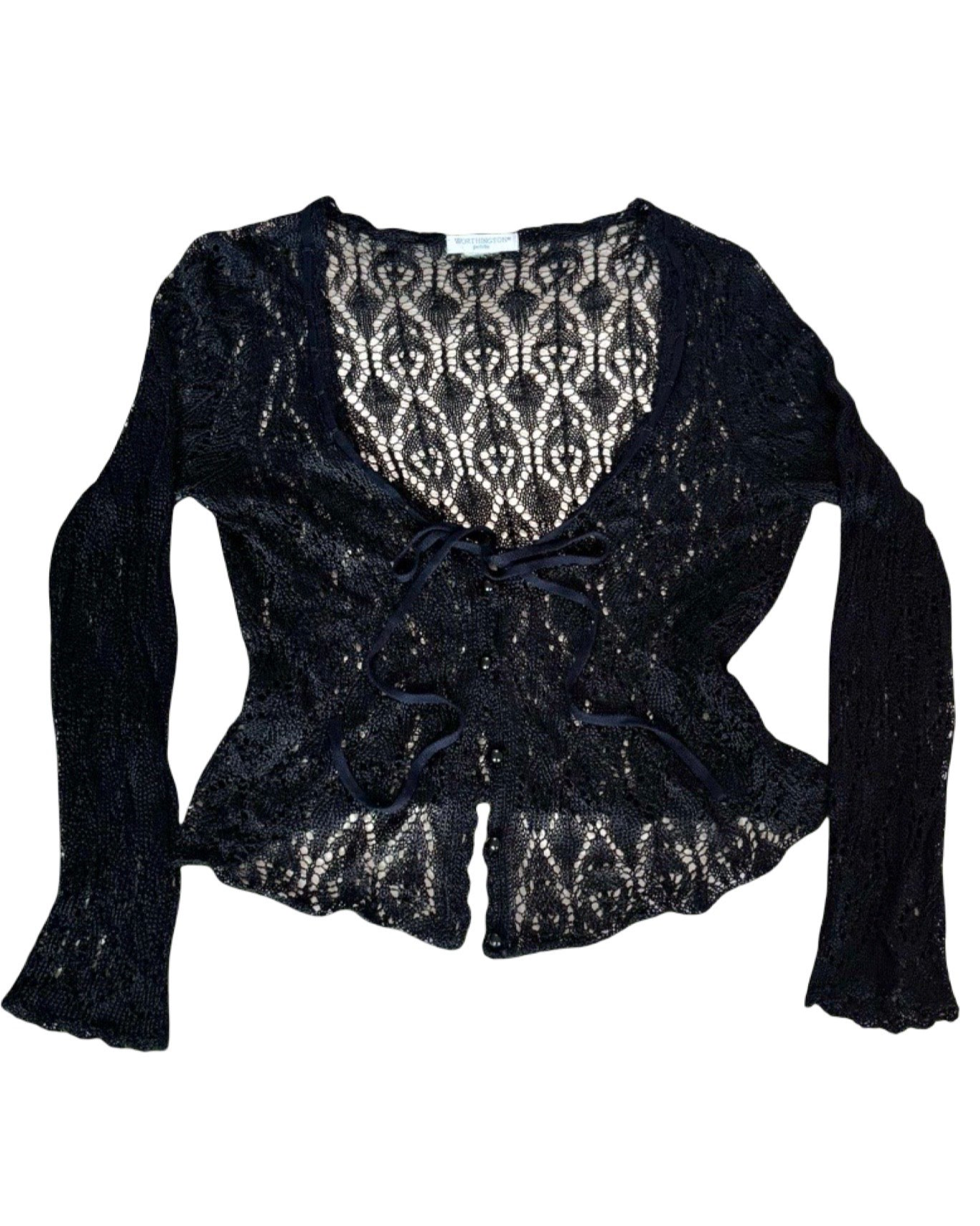 90’s Crochet Cardigan | Size S