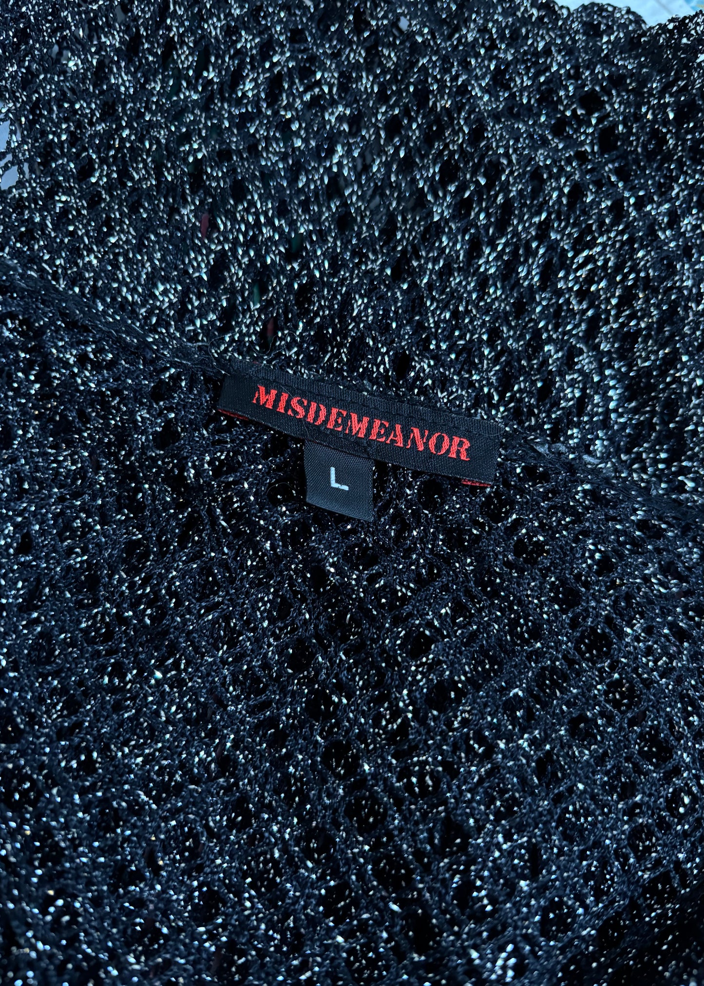 Misdemeanor Mesh Cardigan| Size L