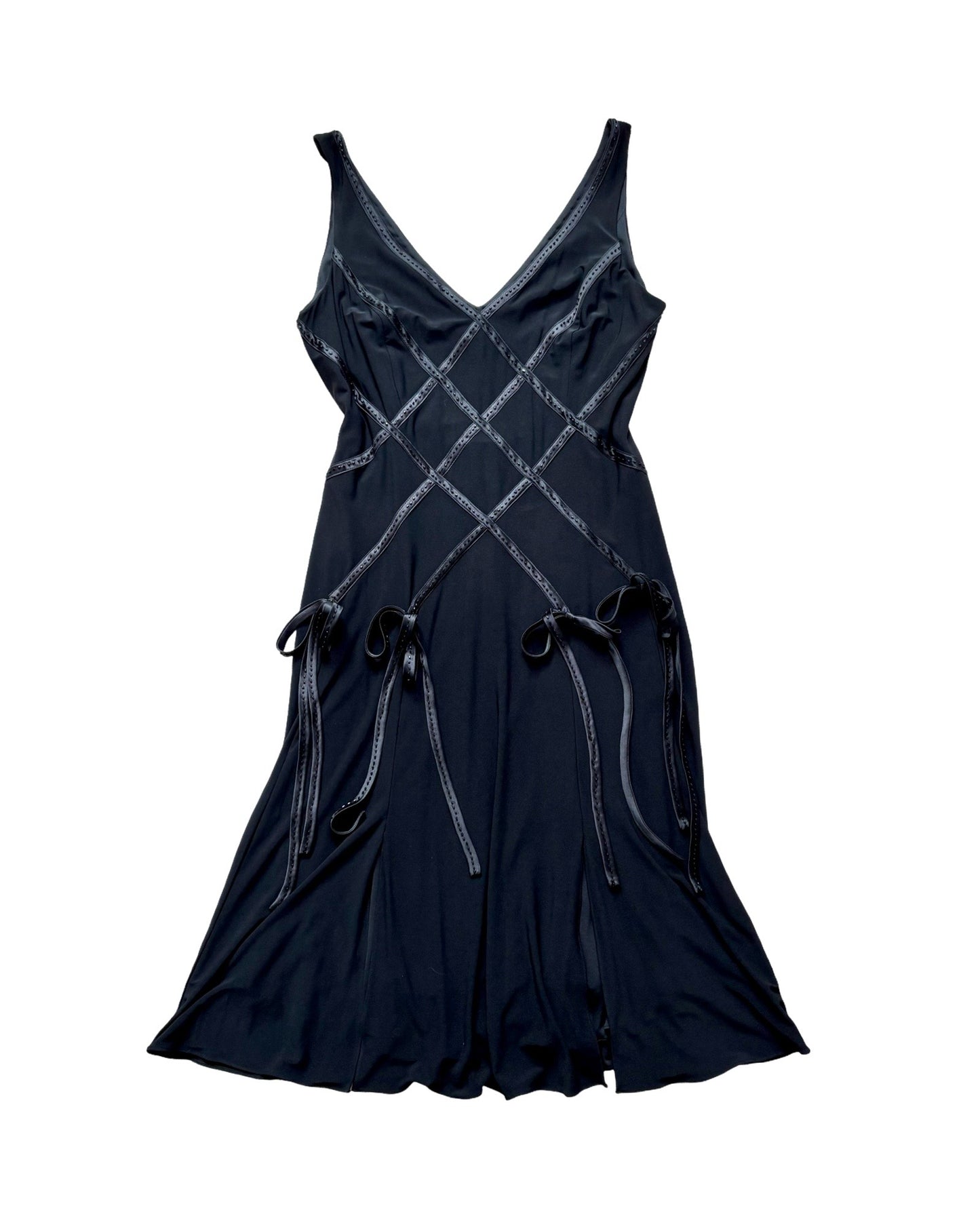 Papéll 90’s Ribbon Midi Dress | Size XL