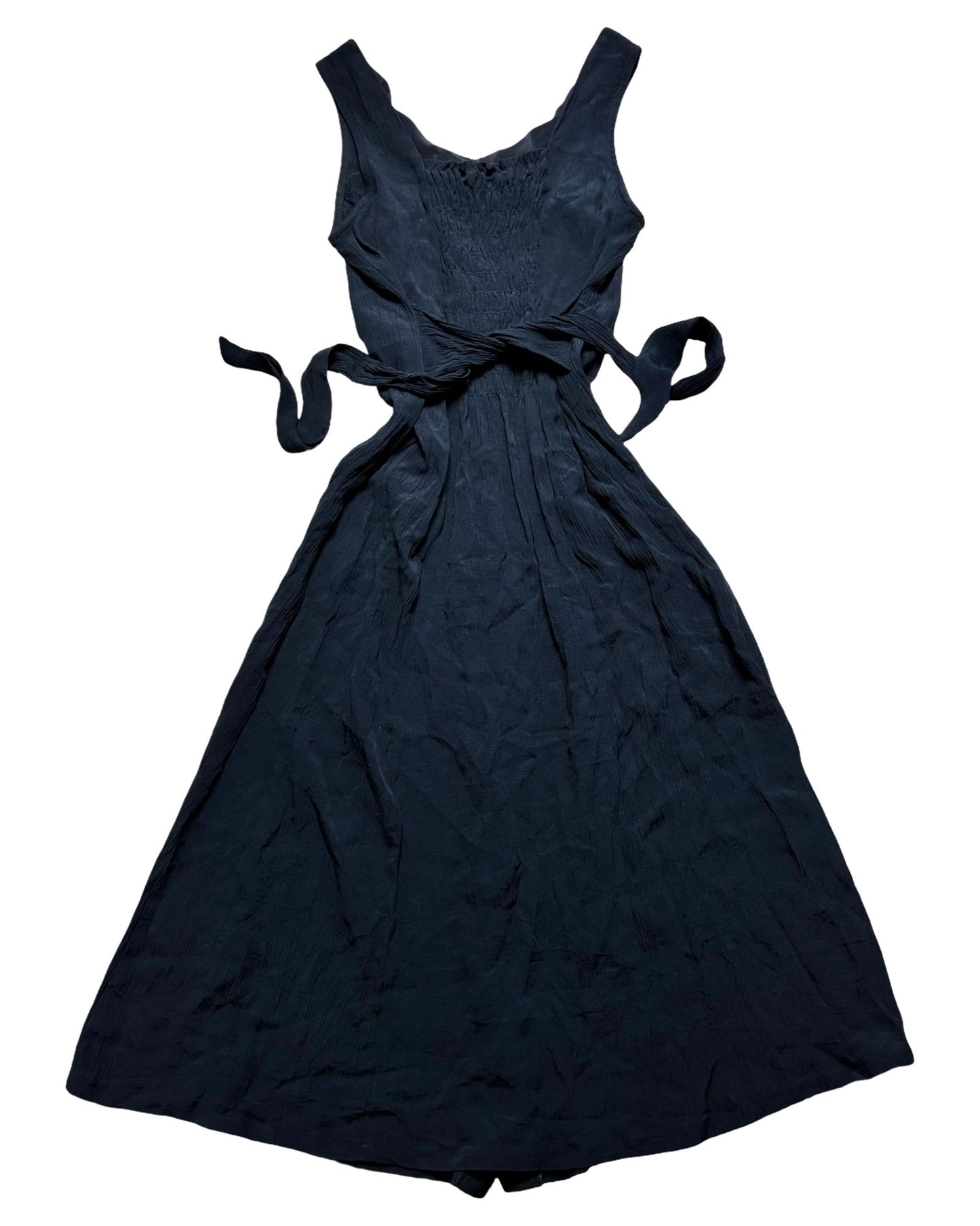 Tie Back 90’s Button Dress | Size S