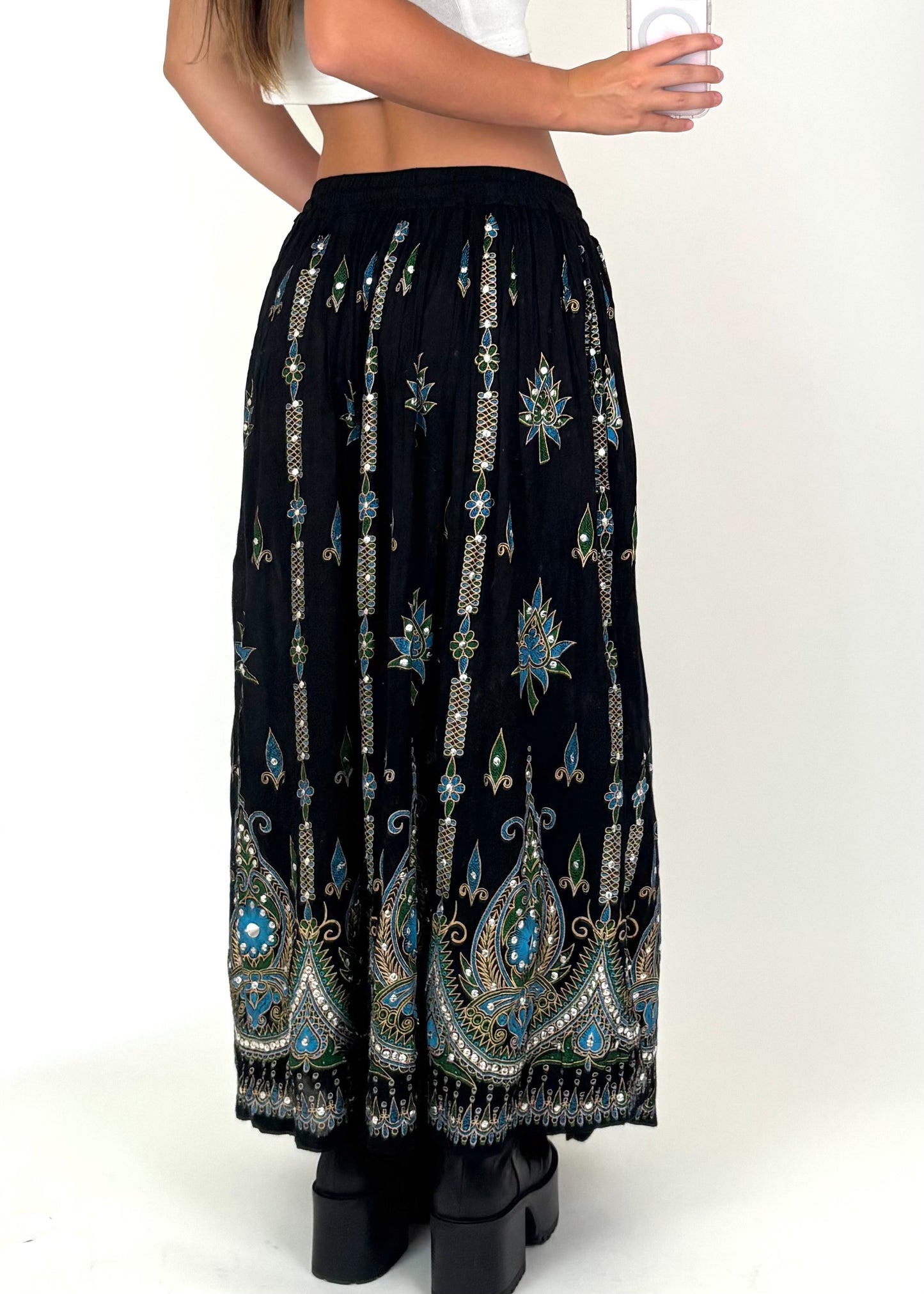 Blair Beaded Maxi | Size 28” waist