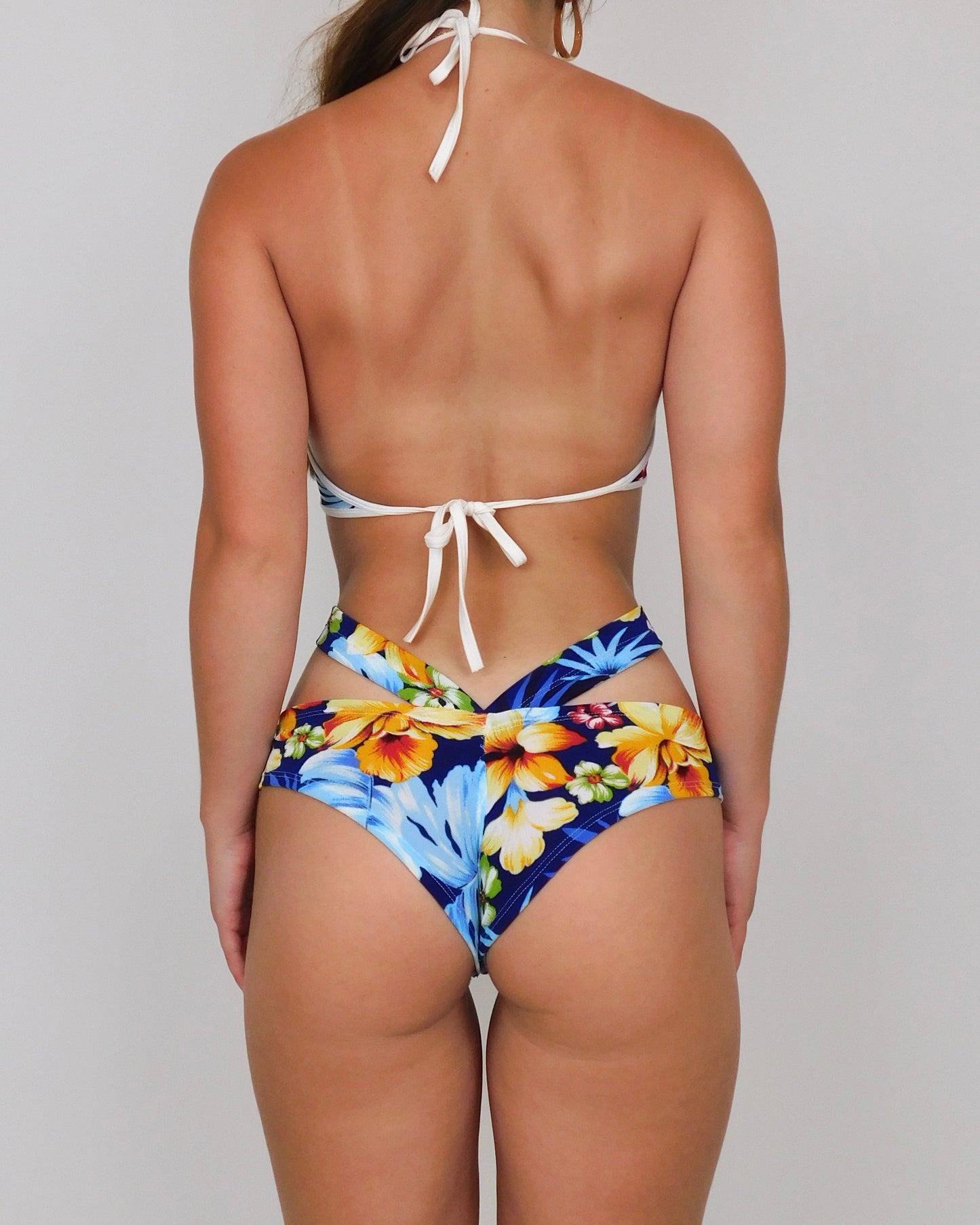 Y2K Hawaiian print swimsuit | Size S
