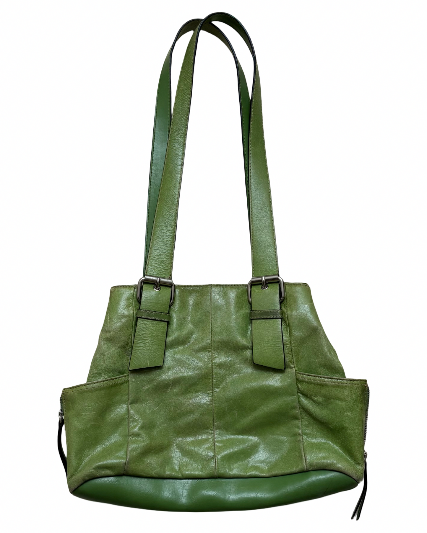 90’s Green Leather Bag