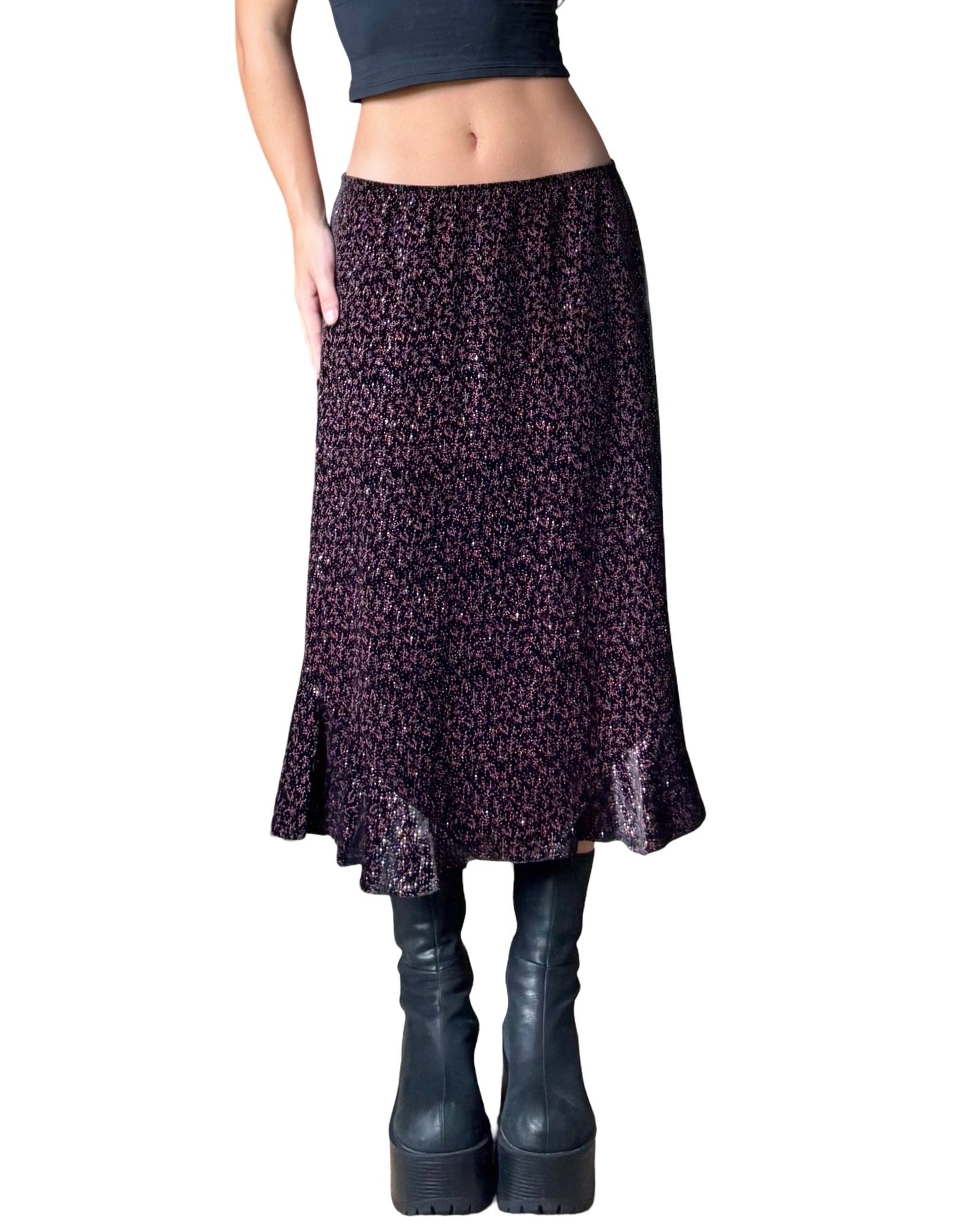 Notations 90’s Midi Skirt | Size 30” Waist