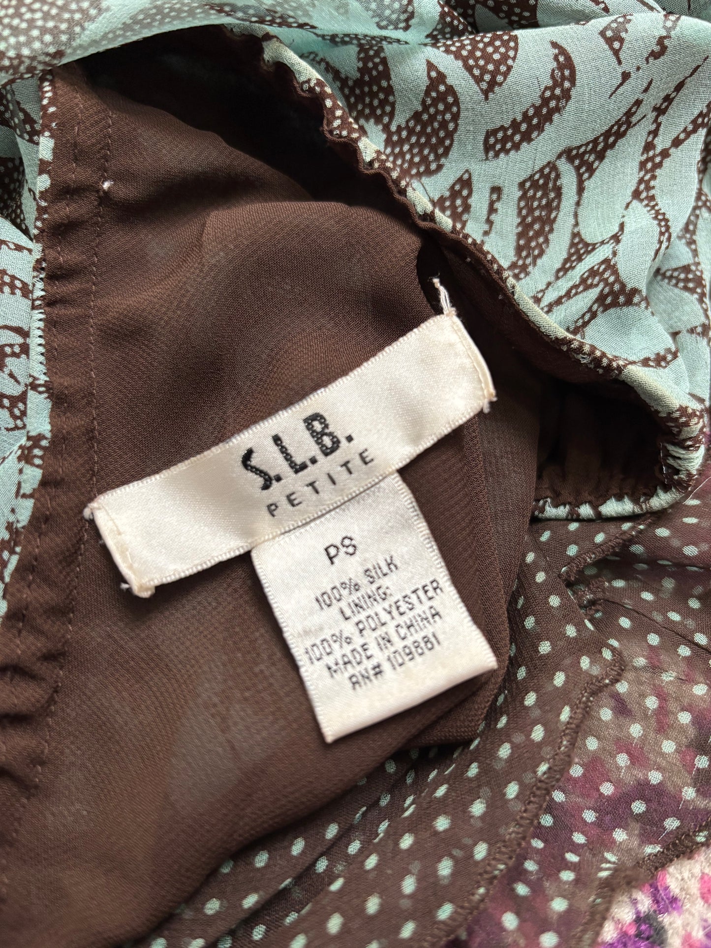 S.L.B 00's Silk Skirt | Size 27" Waist