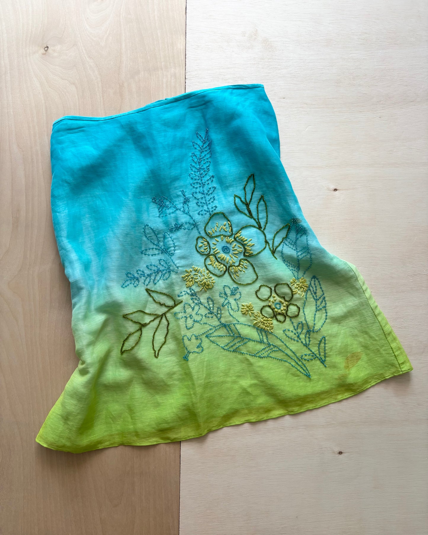 Beaded Y2K Midi Skirt | Size 30” waist