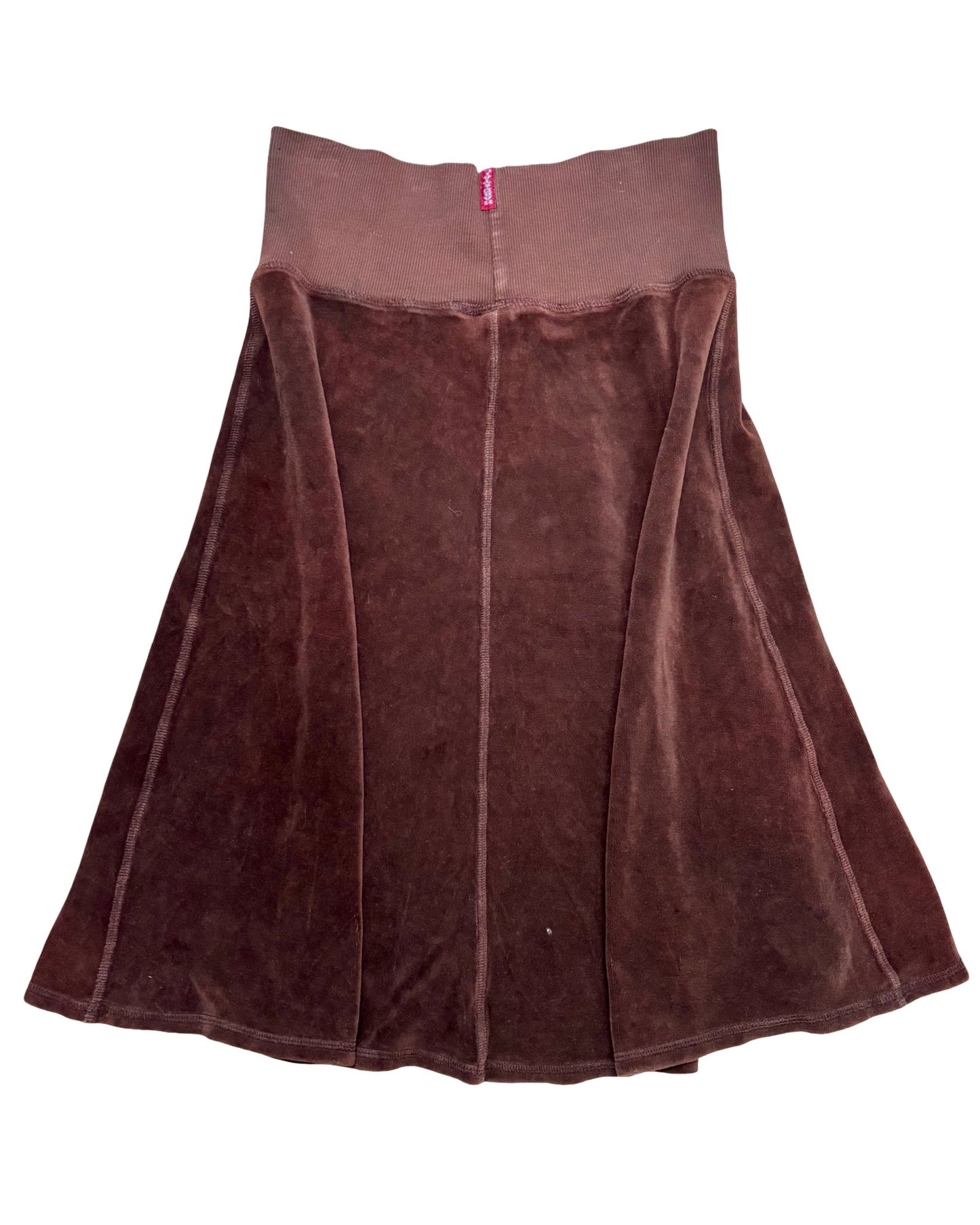 Brown 00’s midi skirt | 28” waist