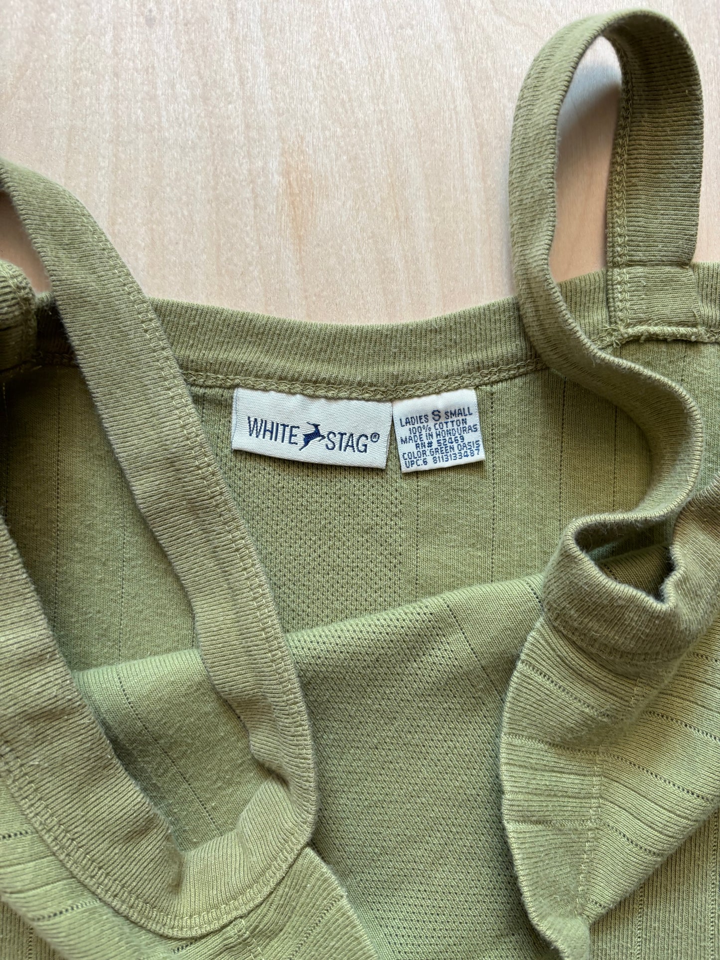 Green 90’s Knit Tank | Size S