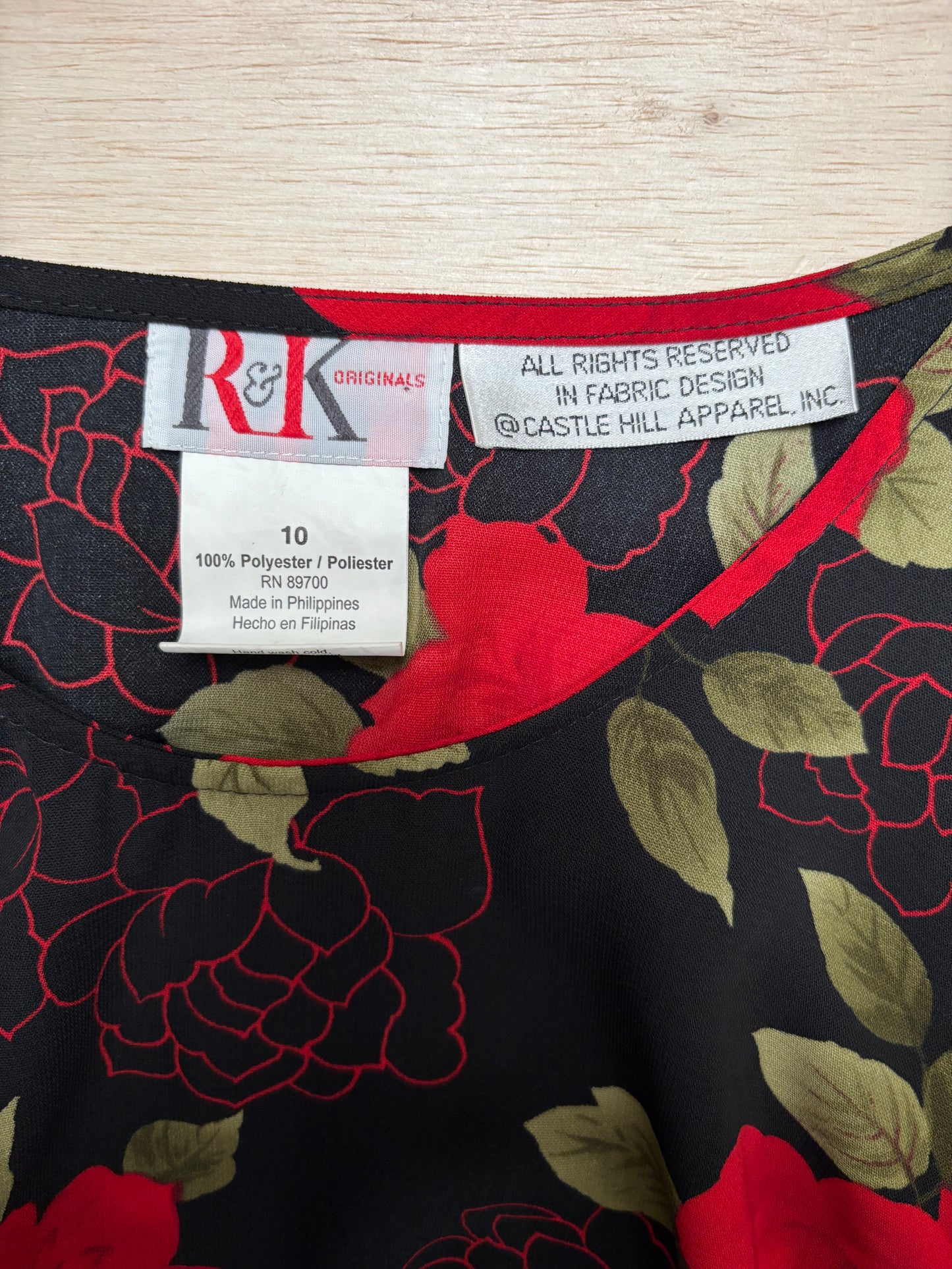Rose 90’s Tie Back Dress | Size M/L