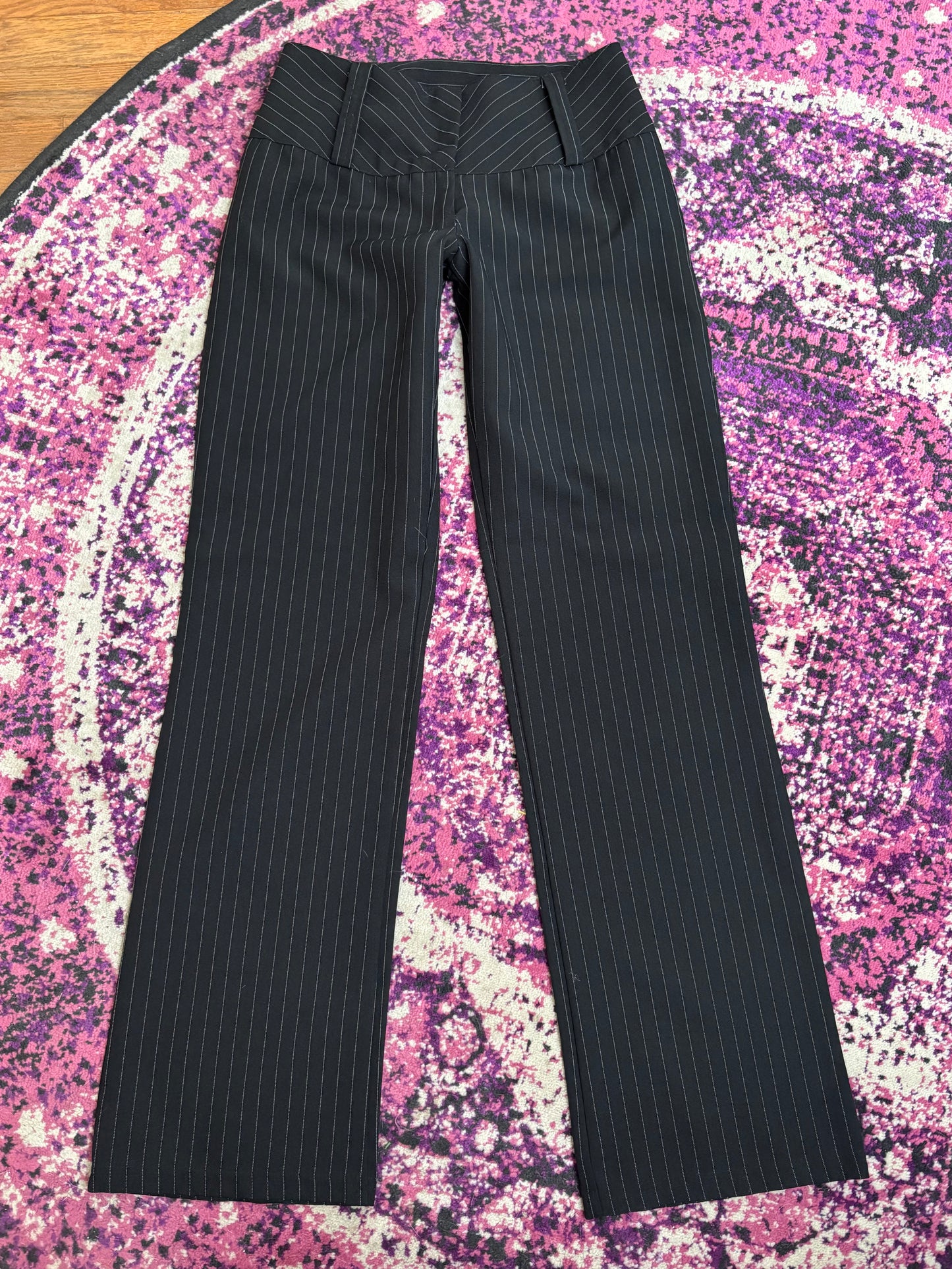 Pinstripe 90’s Trouser | Size 27” Waist