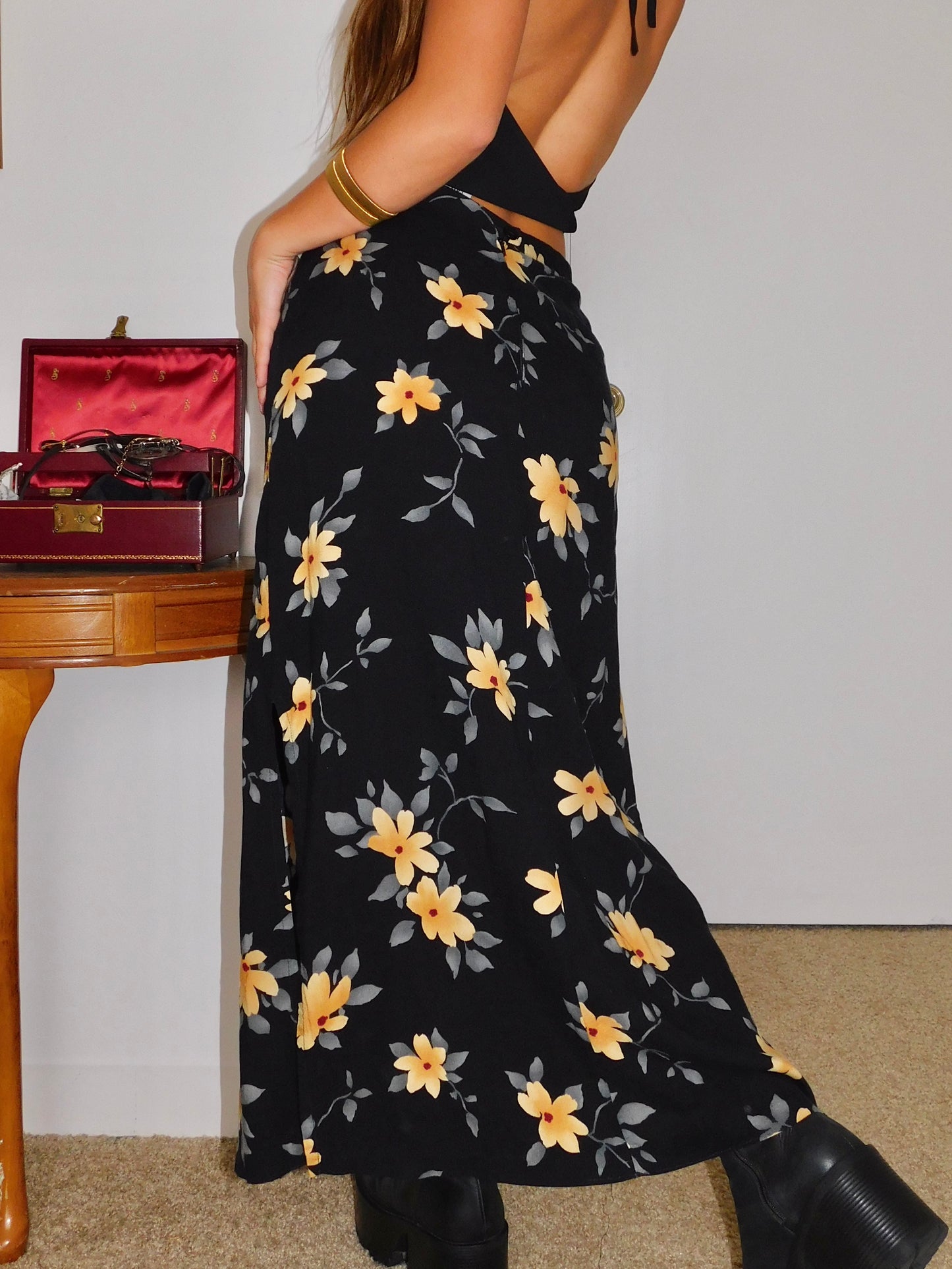 Katie Floral Maxi | Size 26” waist