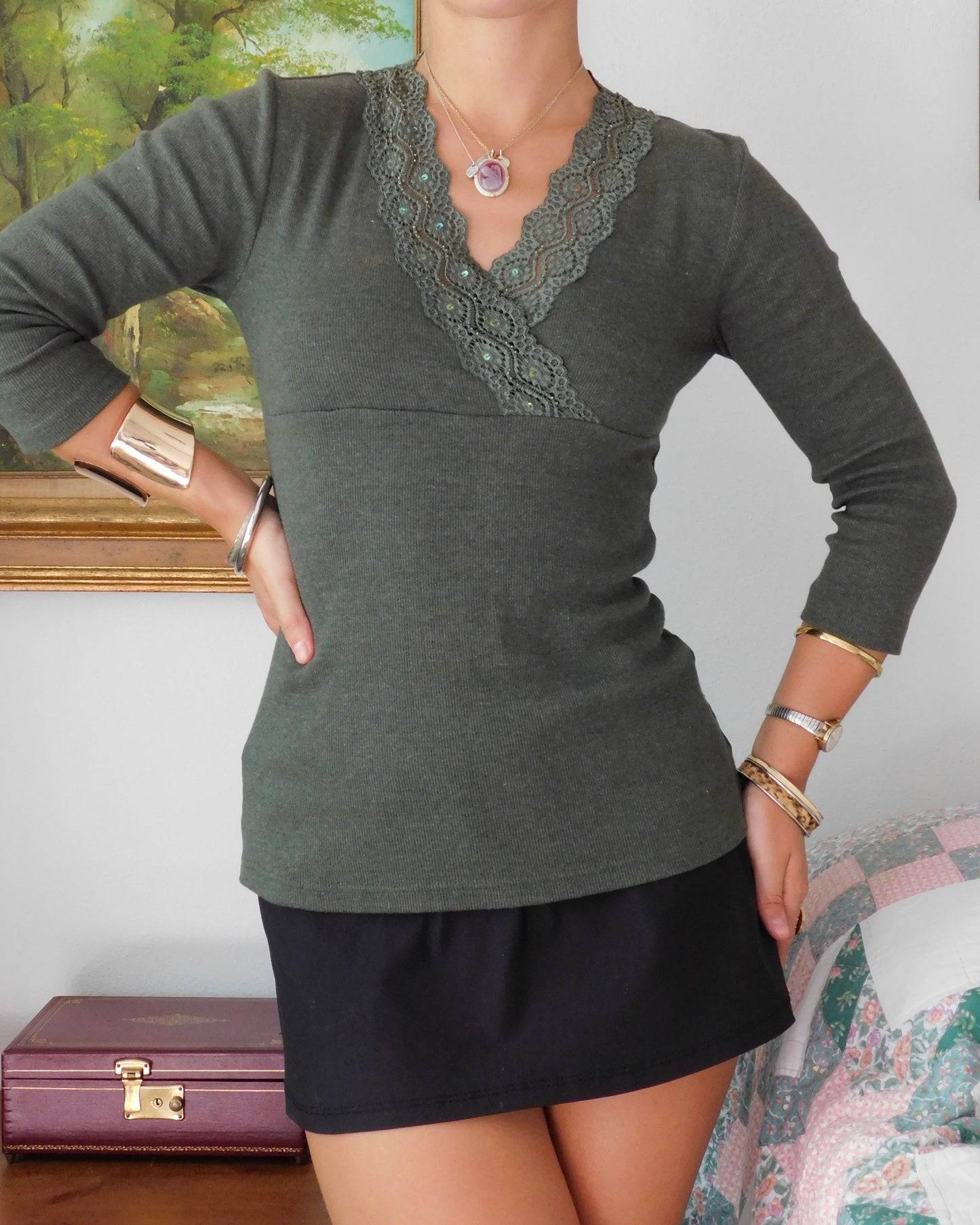 June Lace Top | Size S