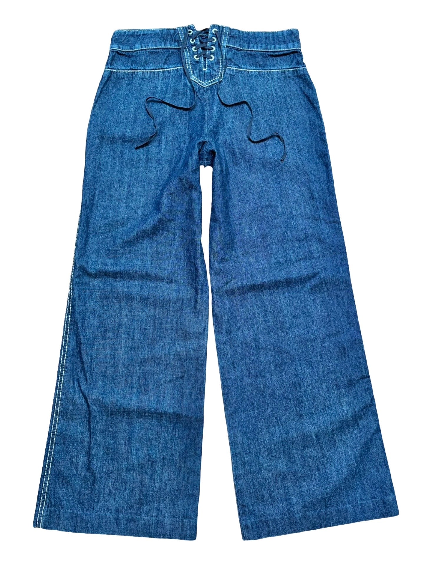 C&U Lace Up Sailor Pant | Size 28” Waist