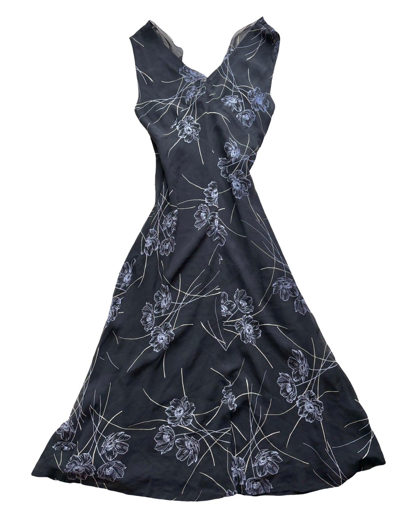 The Limited Silk 00’s Midi Dress | Size M