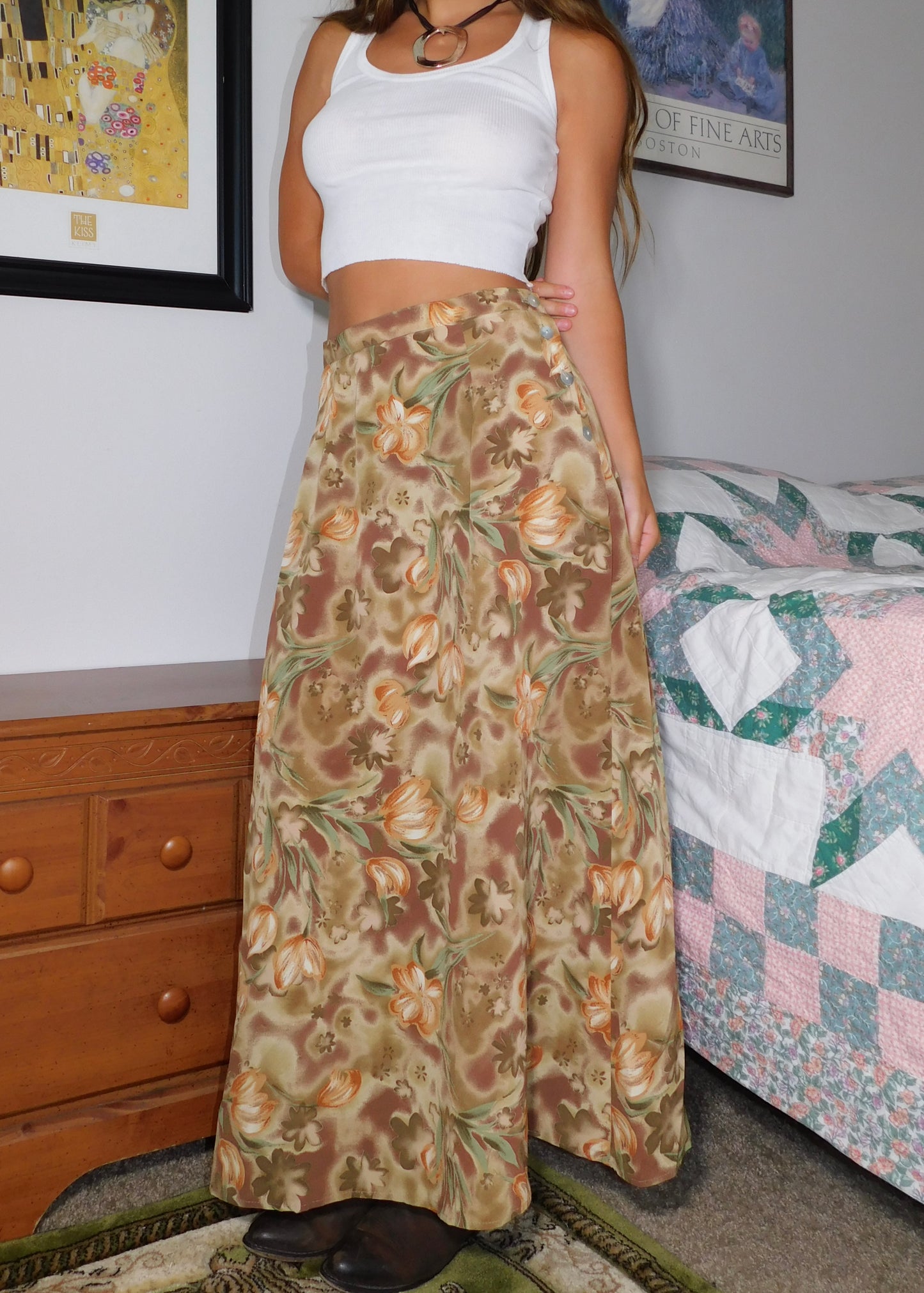 Emmie Floral Maxi | Size 26” waist