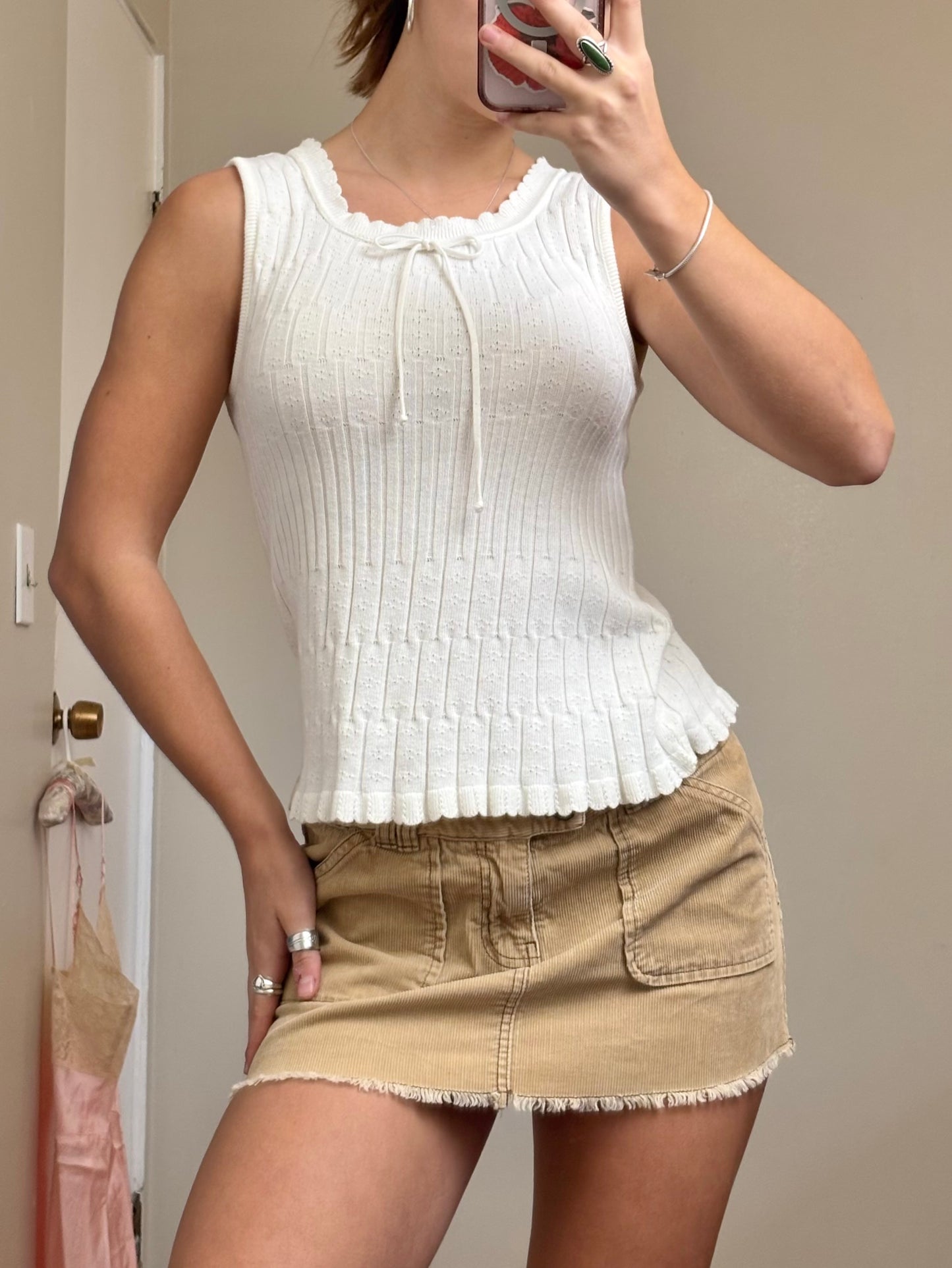 Xhilararion 90’s Knit Tank | Size S