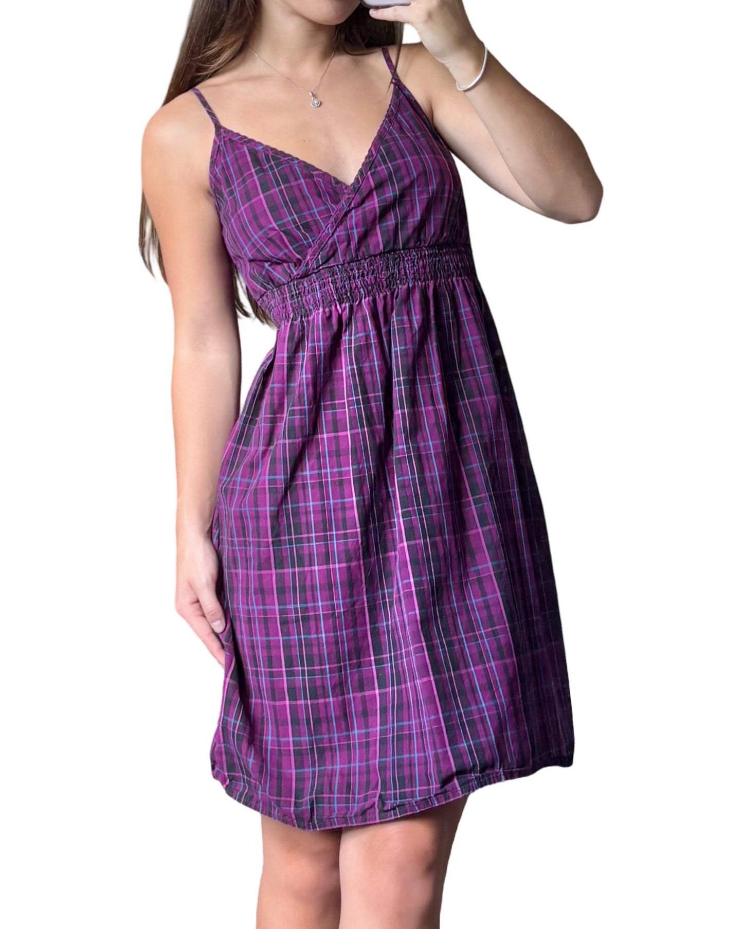 Plaid 90’s Dress | Size M