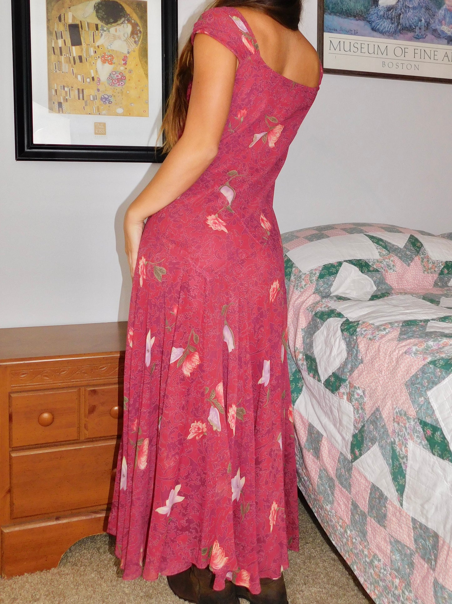 Jones Floral Silk Maxi | Size M/L