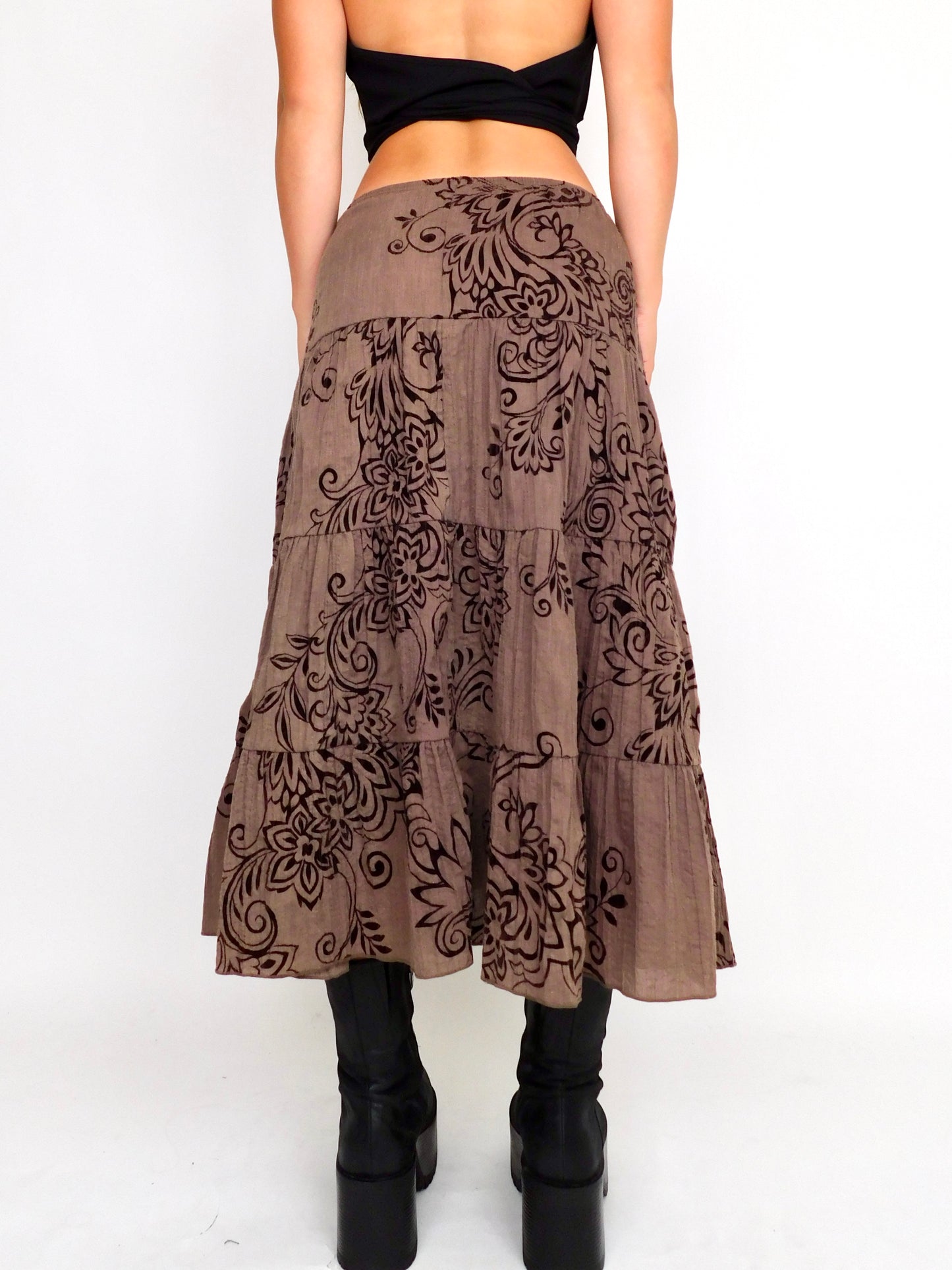 Gracie Tiered Maxi | Size 32” waist