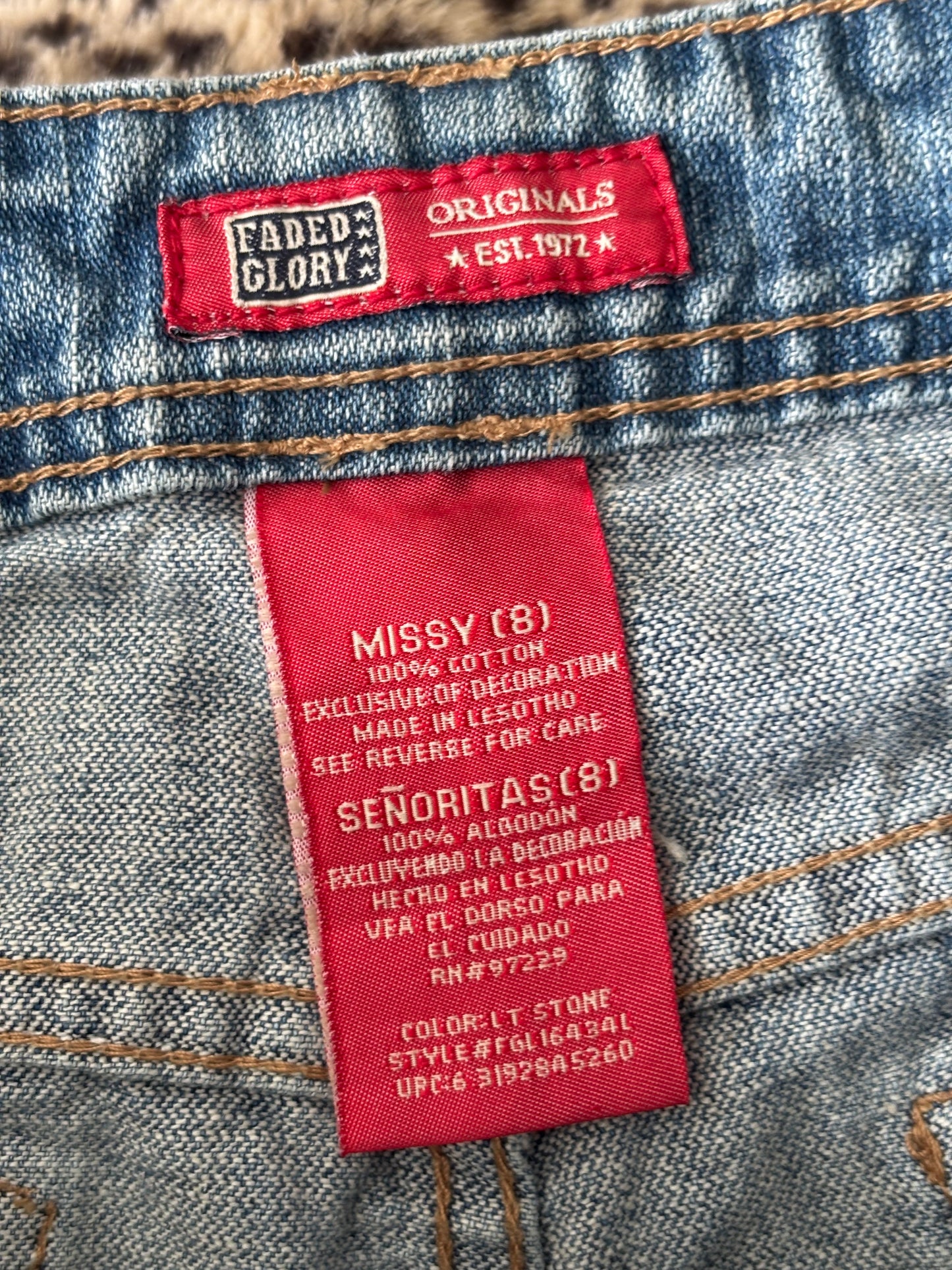 Faded Glory 00's Belted Jean | Size 30" Waist