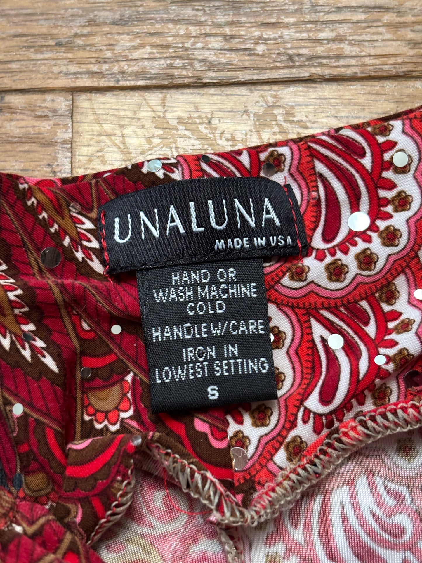 Unaluna 00's Shimmer Dress | Size S